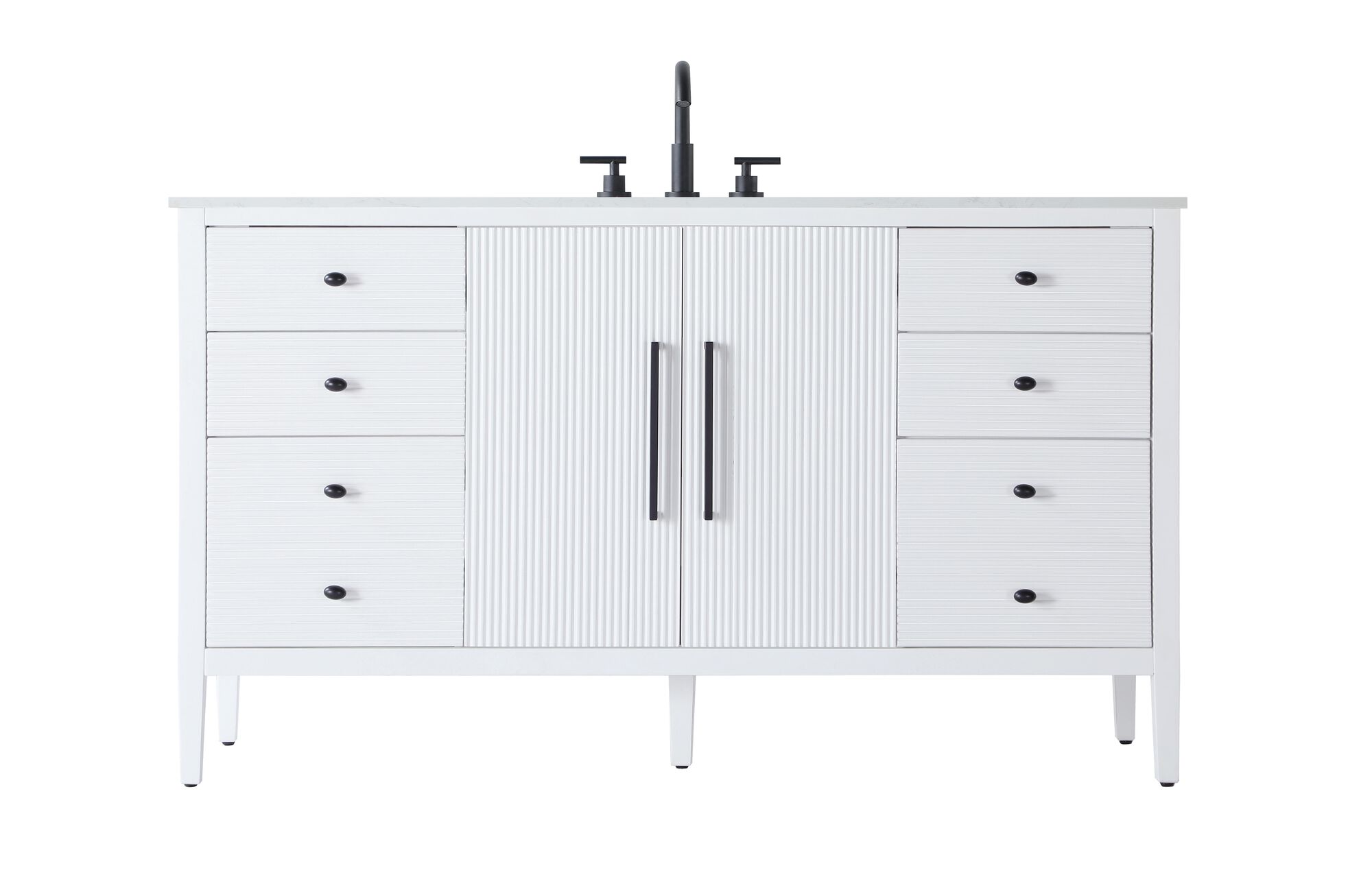 Shown in White finish