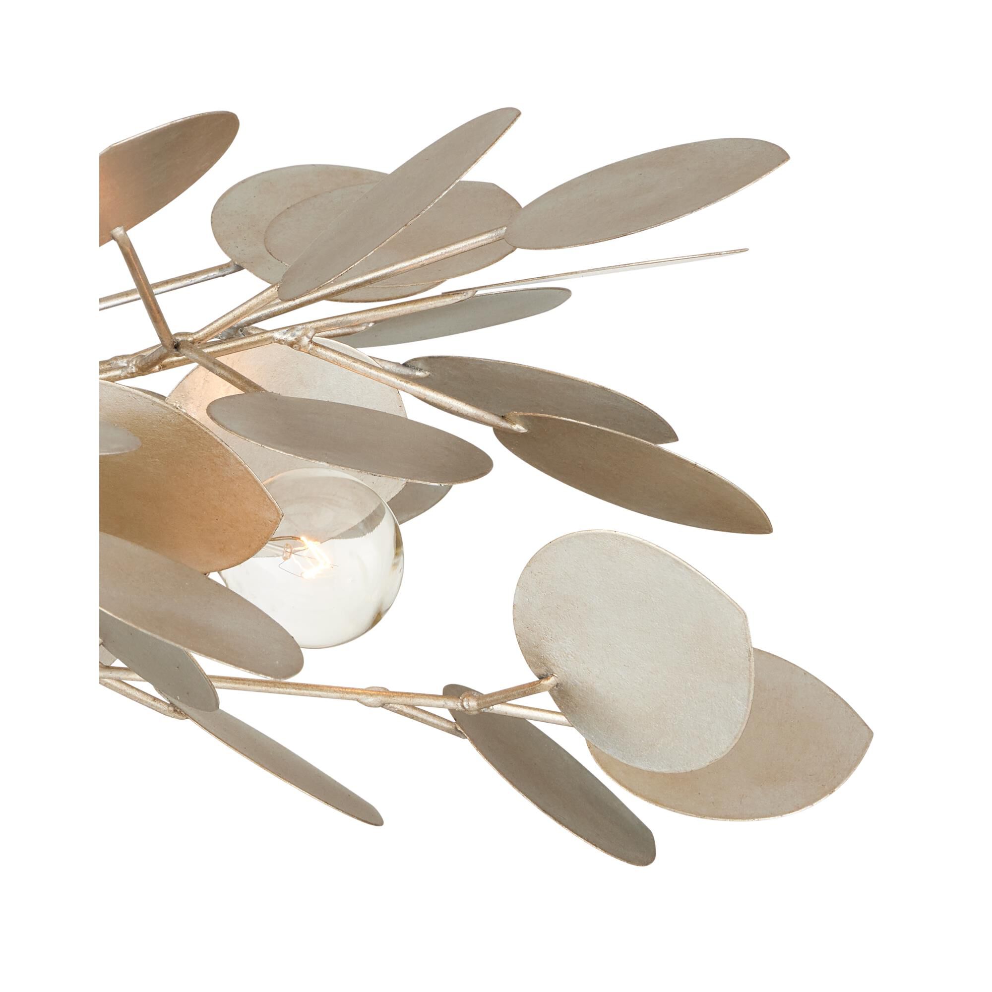 Lunaria 19 Inch Semi Flush Mount by Currey and Company