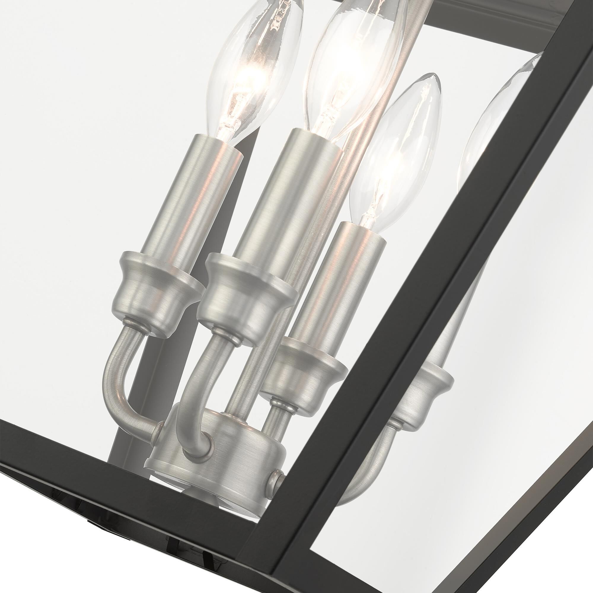 Mansfield 24 Inch Tall 4 Light Outdoor Hanging Lantern by Livex Lighting