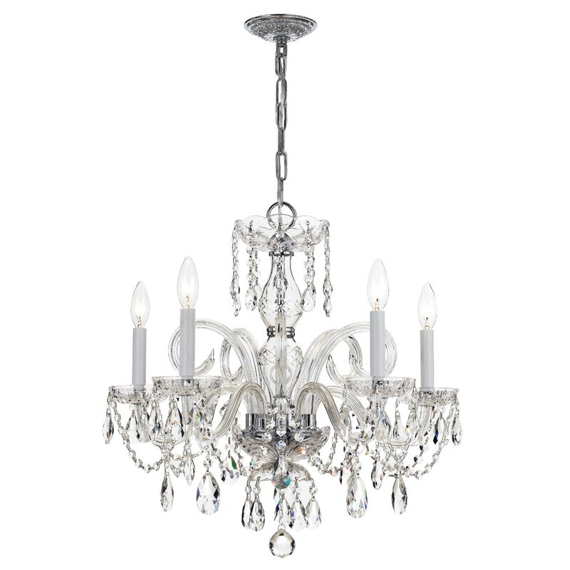 Traditional Crystal 22 Inch Chandelier by Crystorama