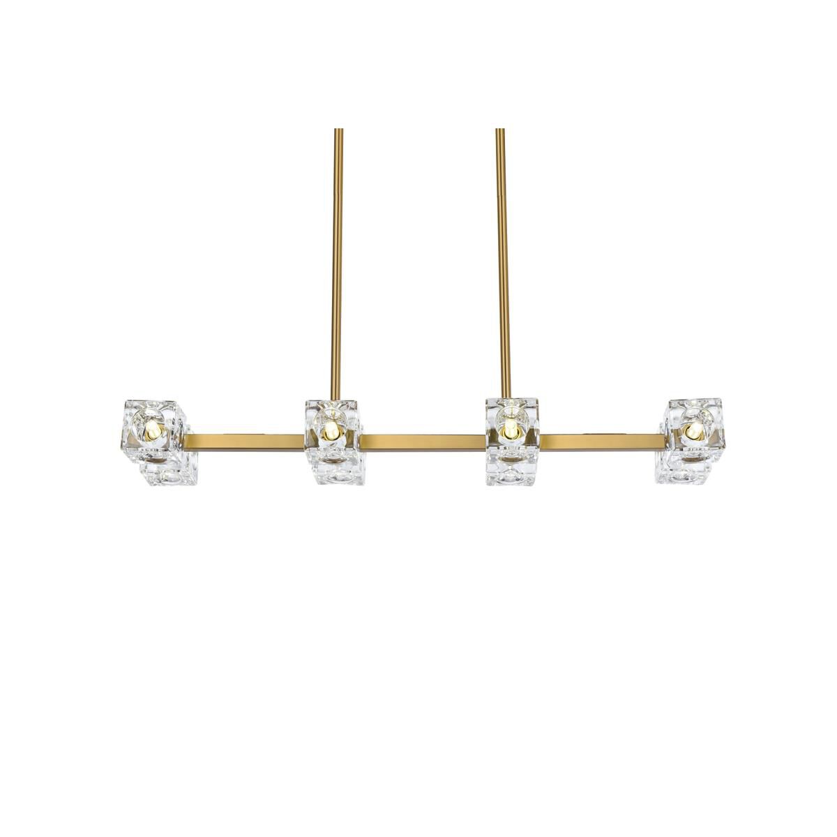 Lyra 30 Inch Linear Suspension Light by Elegant Lighting