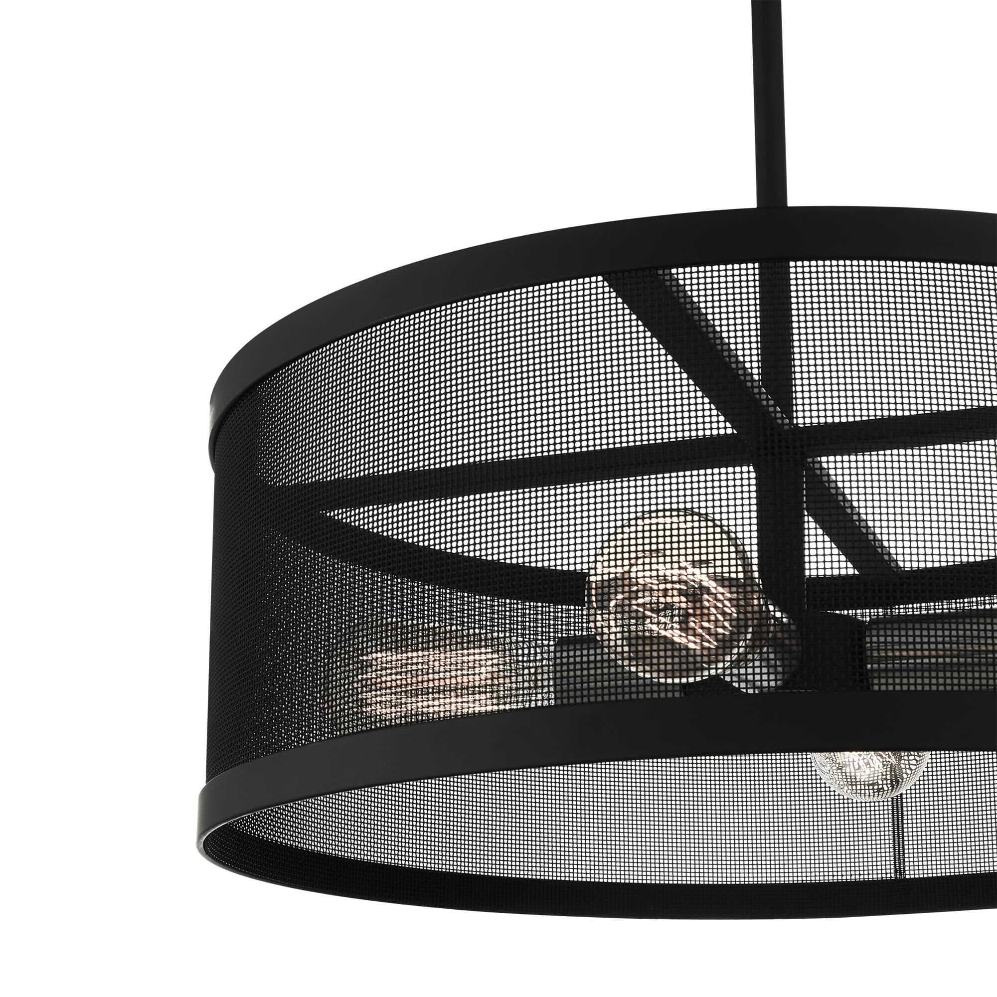 Industro Large Pendant by Livex Lighting