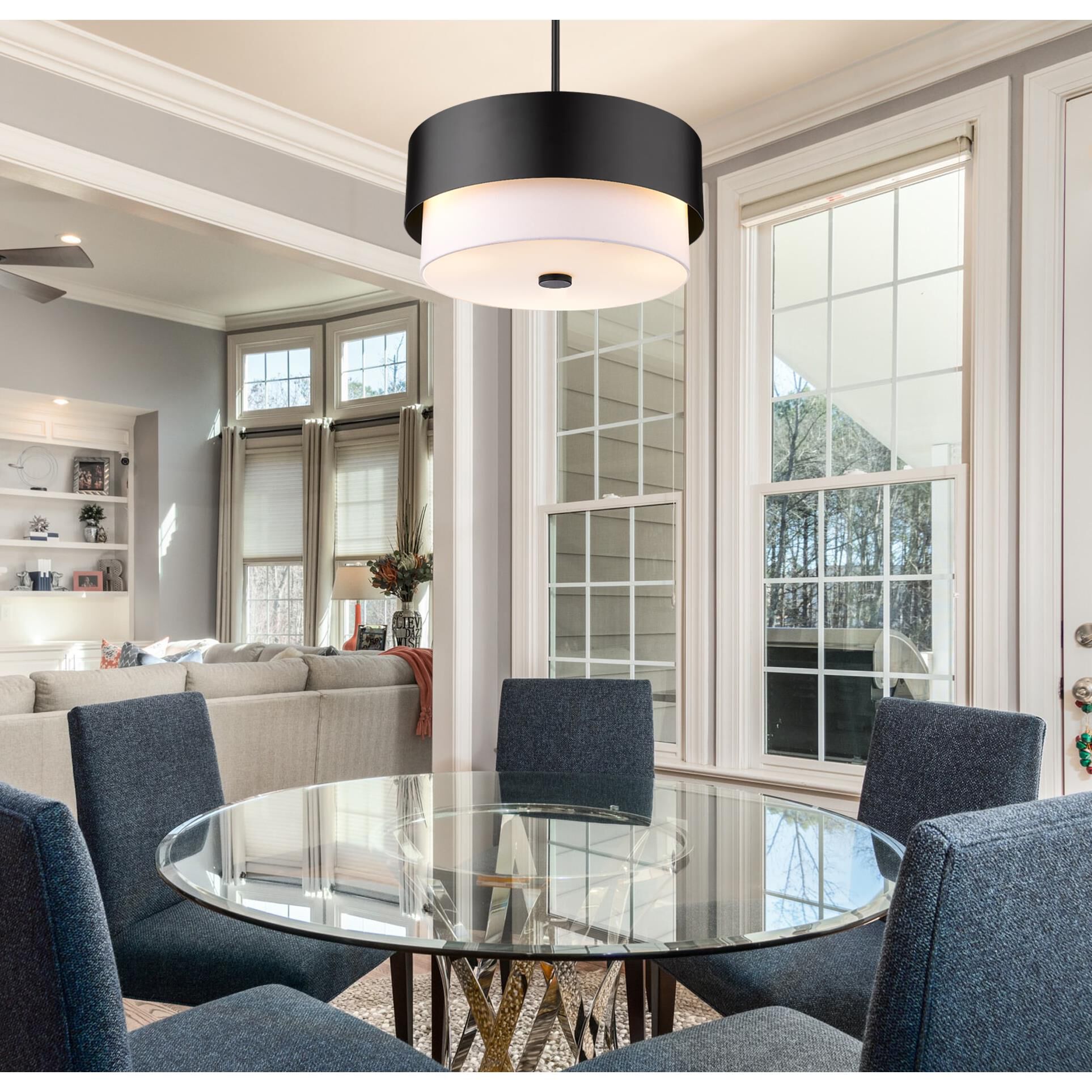 Counterpoint 18 Inch Large Pendant by Z-Lite