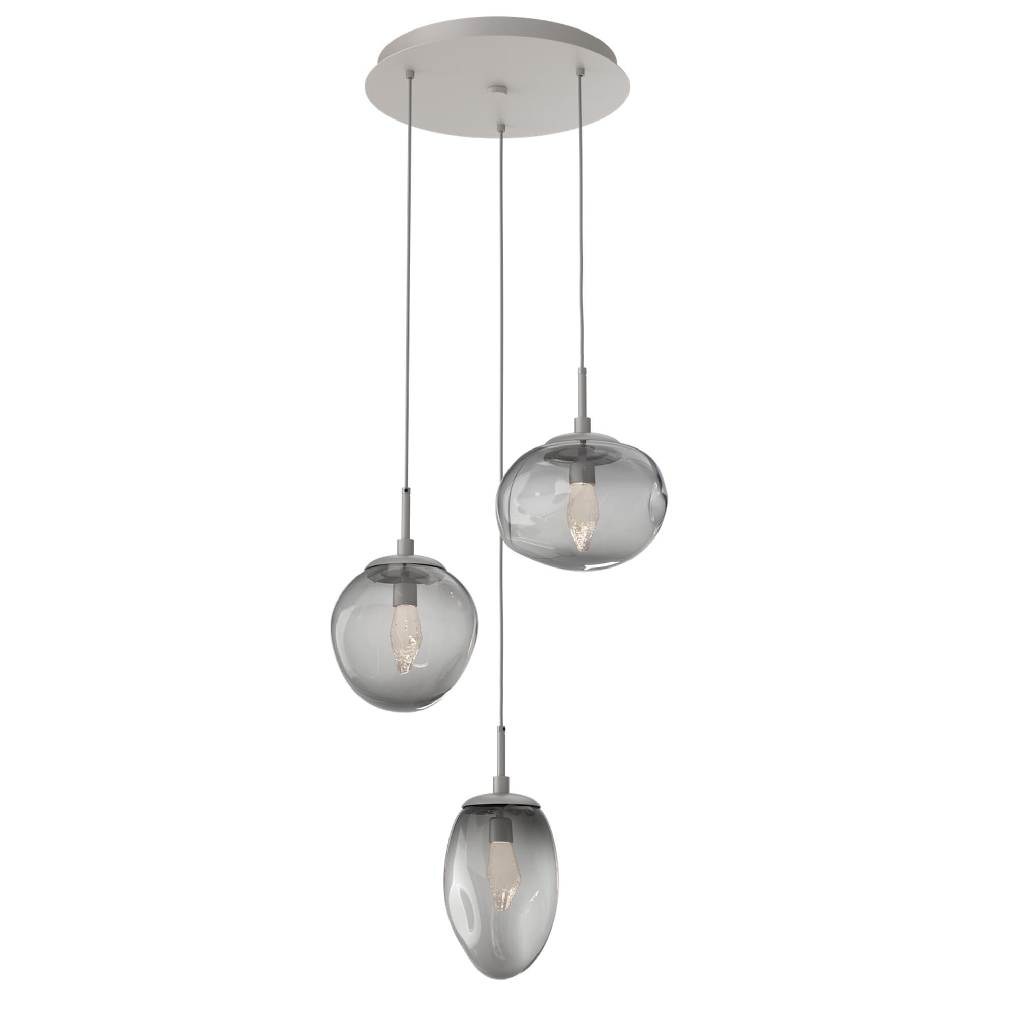 Shown in Metallic Beige Silver finish and Geo Inner Smoke Outer glass