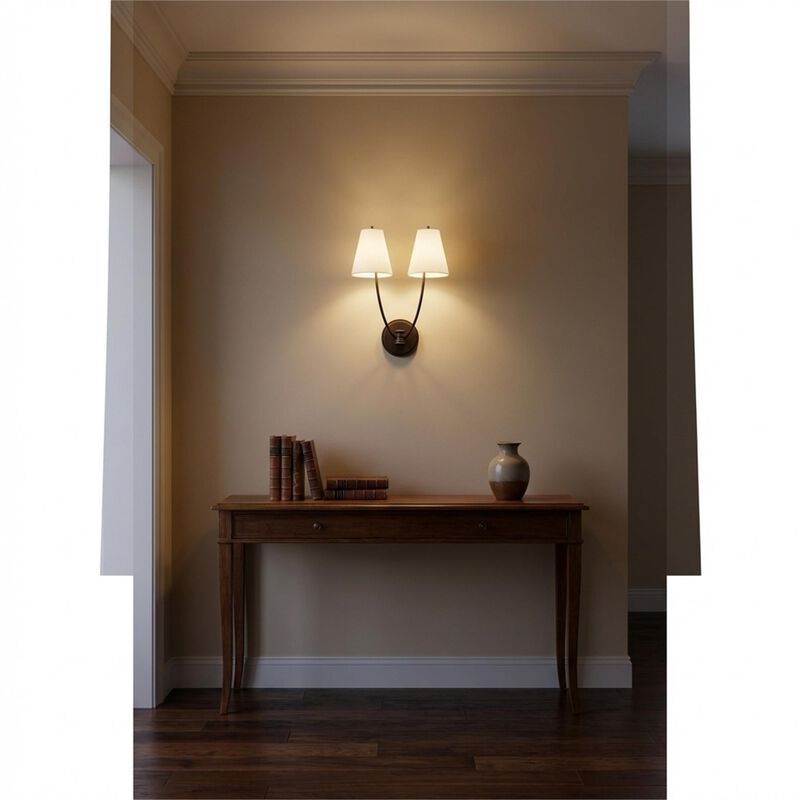 Chapman & Myers Marina 18 Inch 2 Light Wall Sconce by Visual Comfort Studio