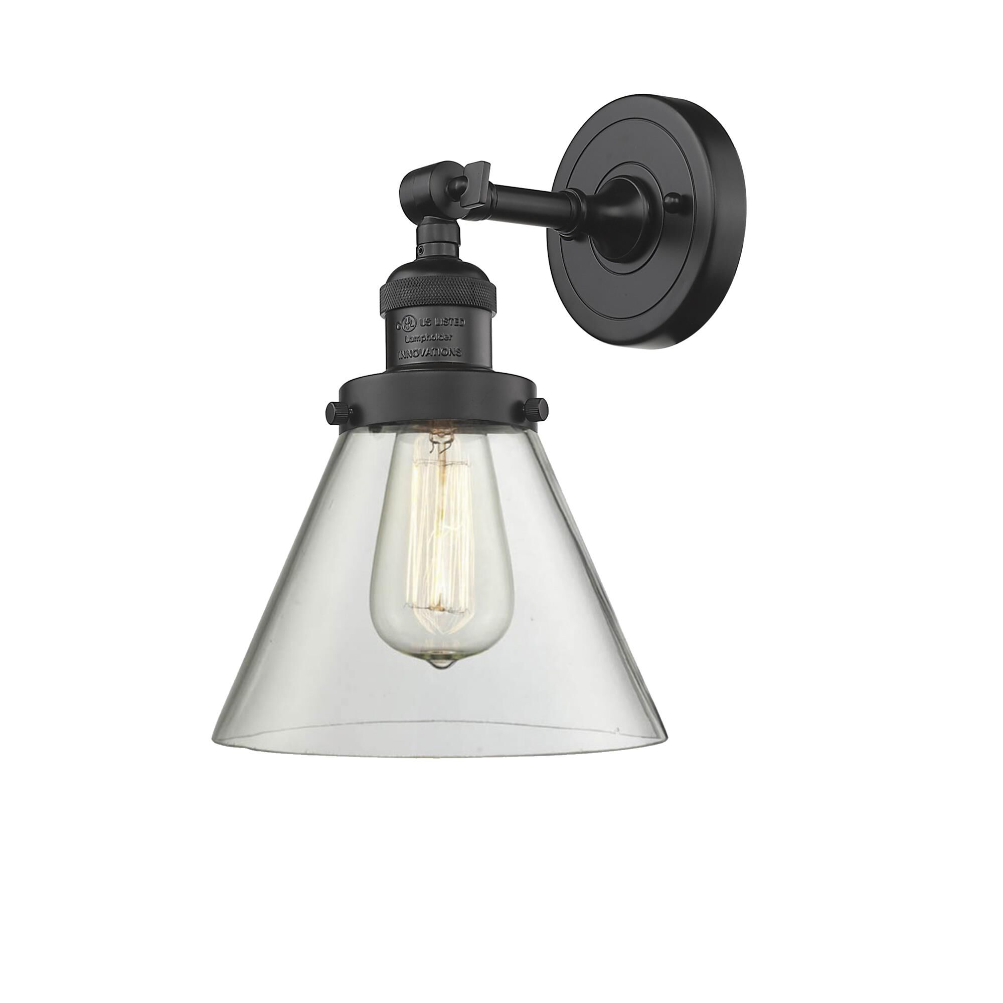 Shown in Oil Rubbed Bronze finish and Clear glass