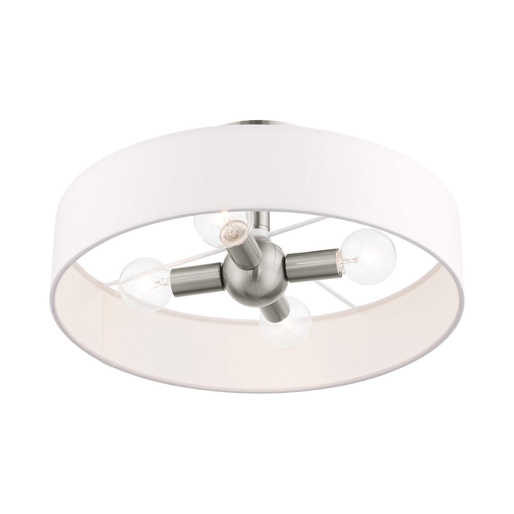 Venlo 14 Inch 4 Light Semi Flush Mount by Livex Lighting