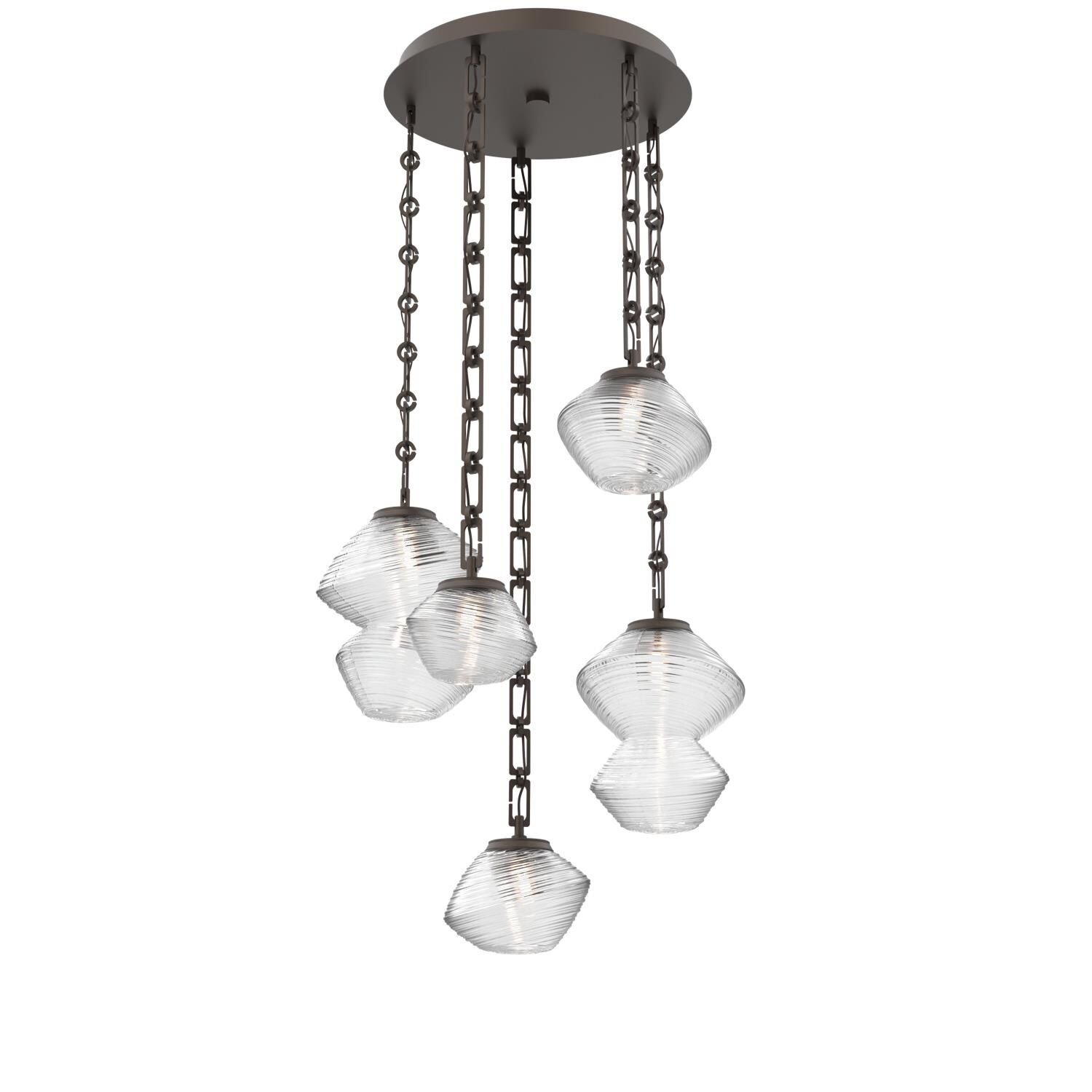 Levi Wilson Mesa 23 Inch Multi Light Pendant by Hammerton Studio