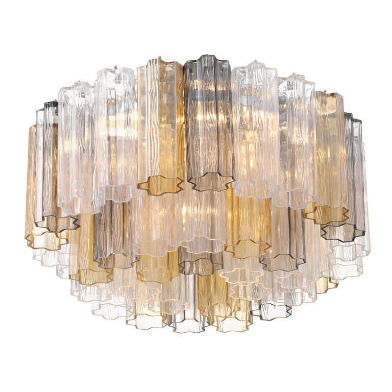 Addis 22 Inch 7 Light Semi Flush Mount by Crystorama