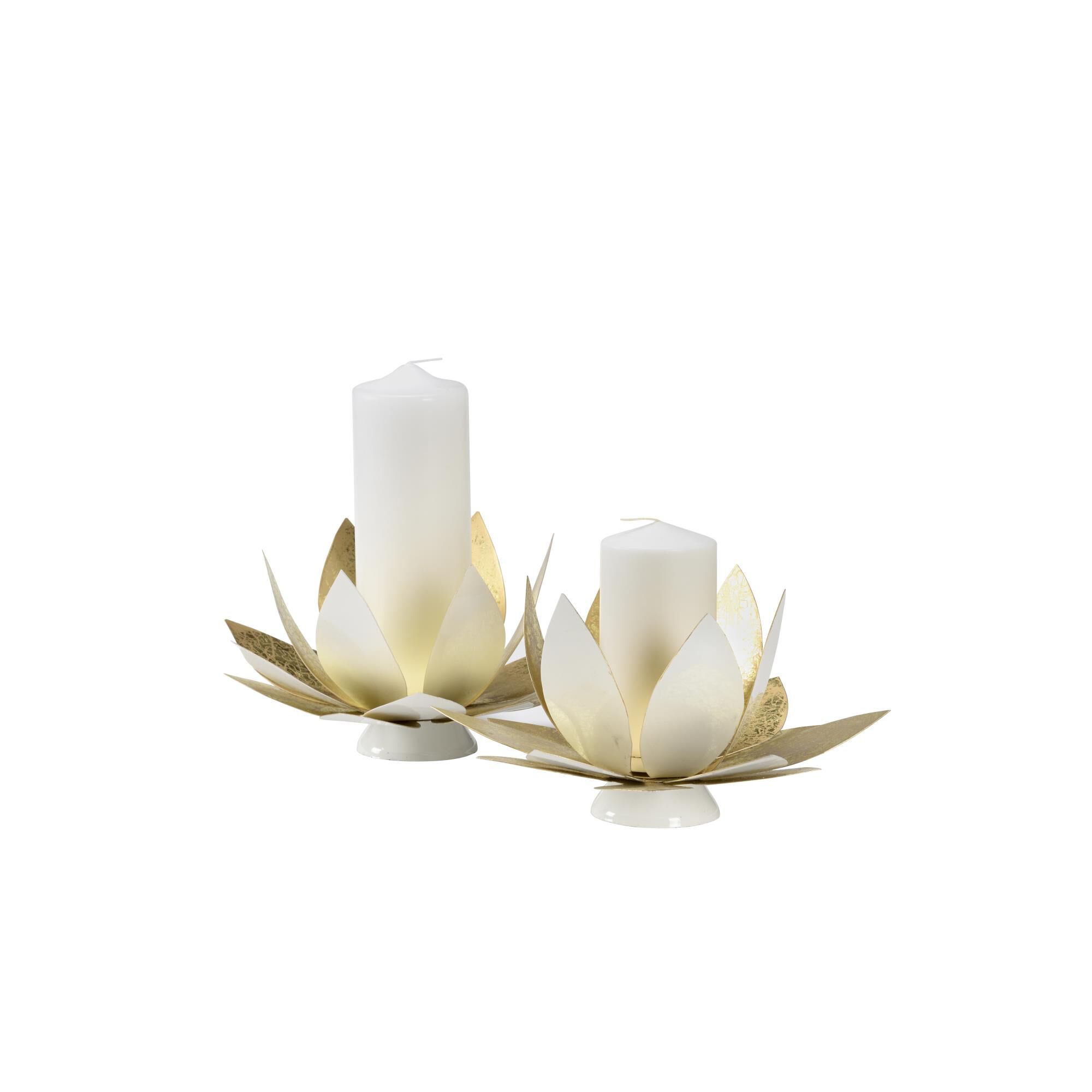 Lotus Candleholders (Pr) Candle Holder by Chelsea House