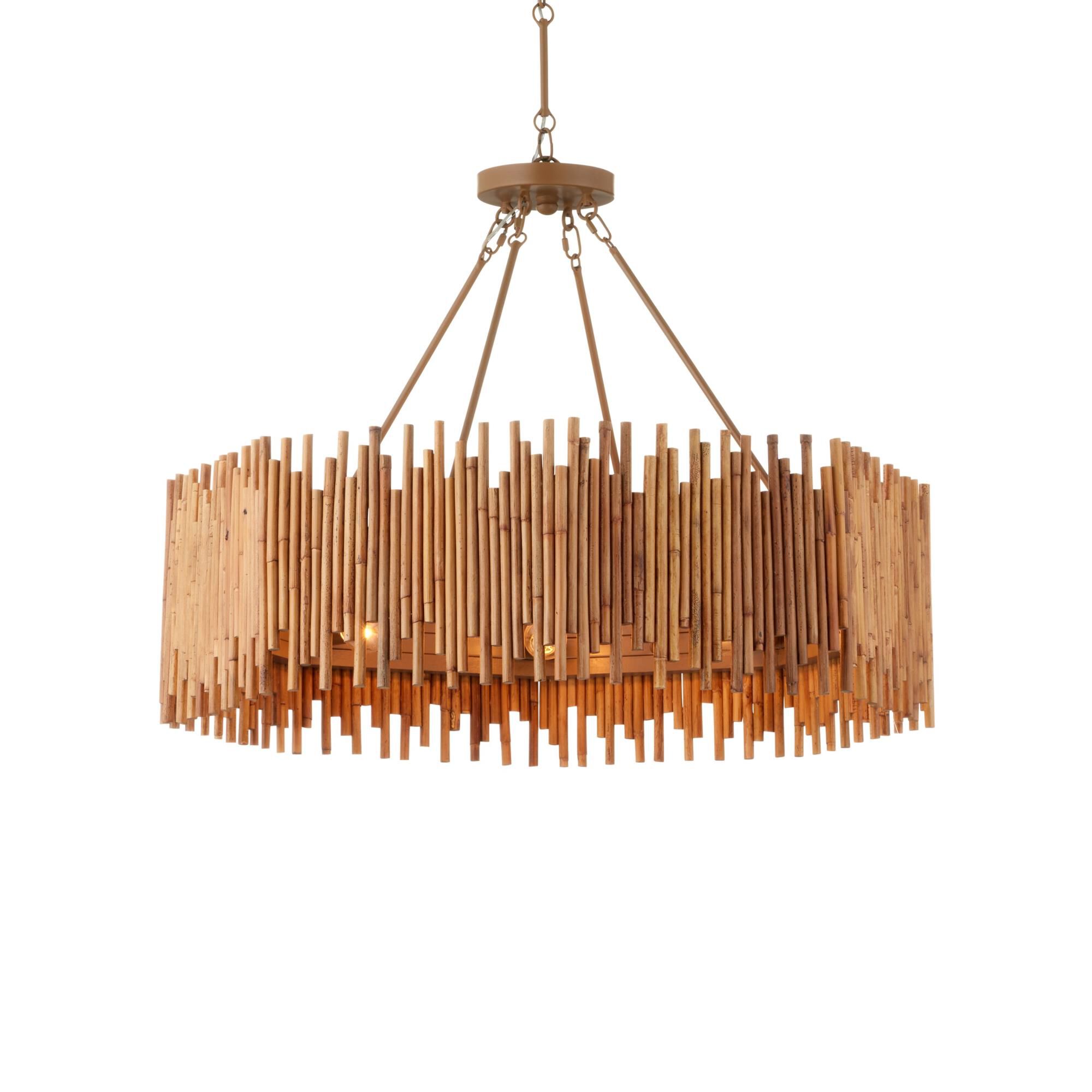Teahouse 32 Inch Chandelier by Currey and Company