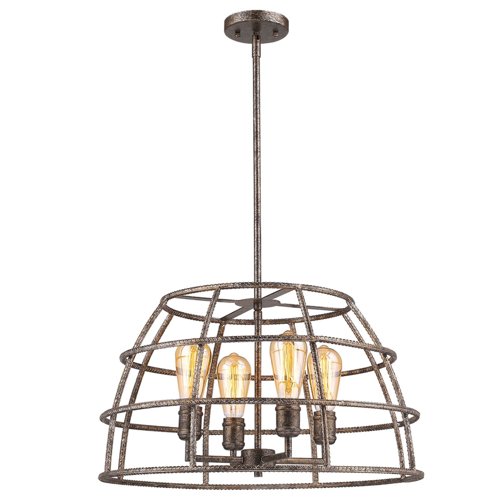 Shown in Antique Silver finish and -- glass and -- shade
