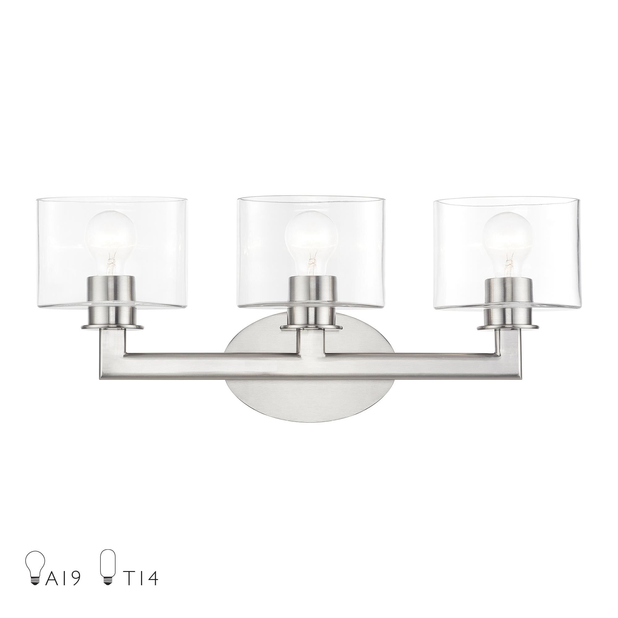 Bernardino 24 Inch Bath Vanity Light by Livex Lighting