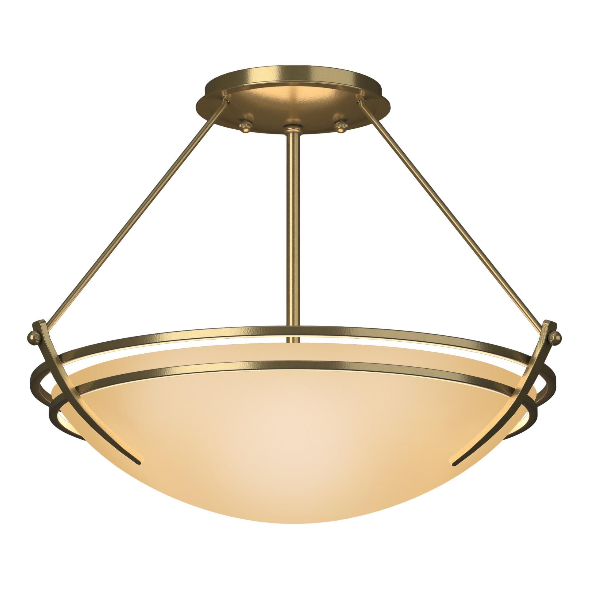 Presidio Tryne 16 Inch 2 Light Semi Flush Mount by Hubbardton Forge