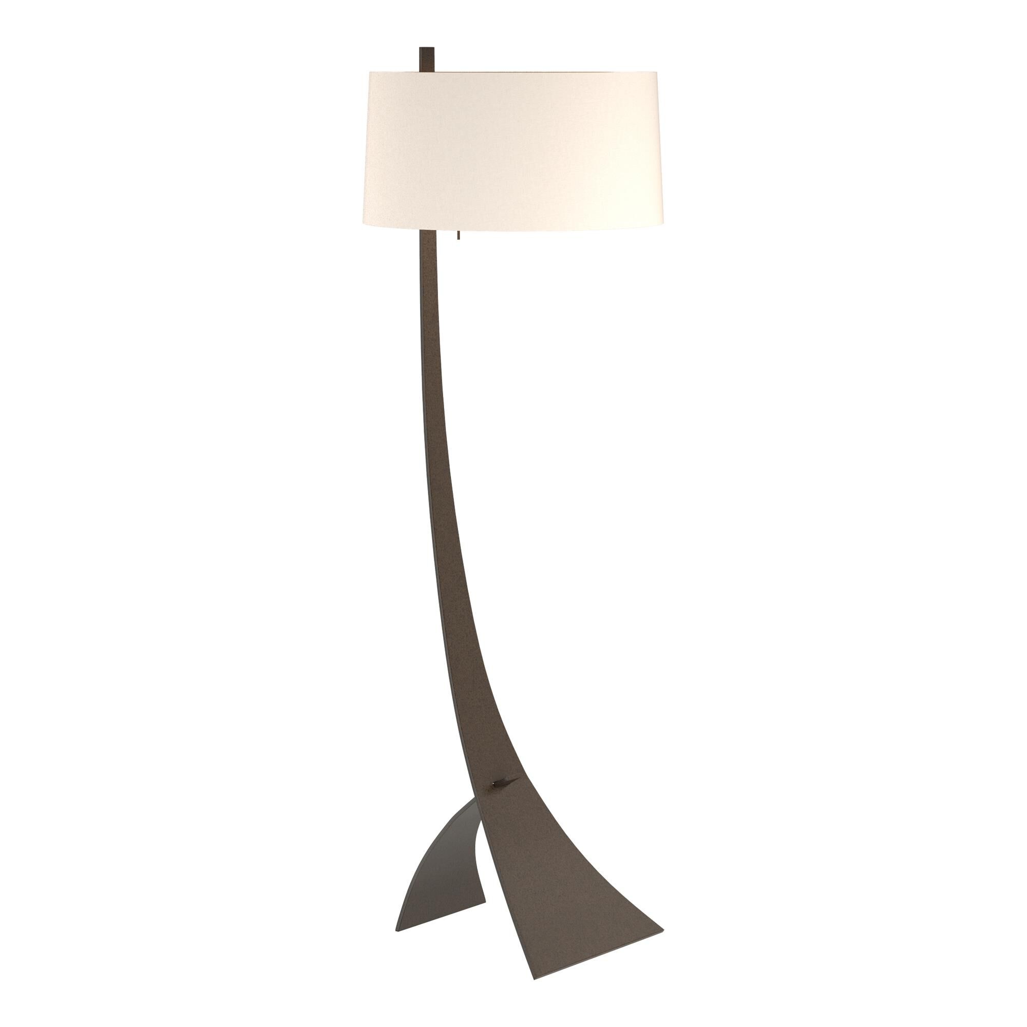 Shown in Oil Rubbed Bronze finish and Flax shade