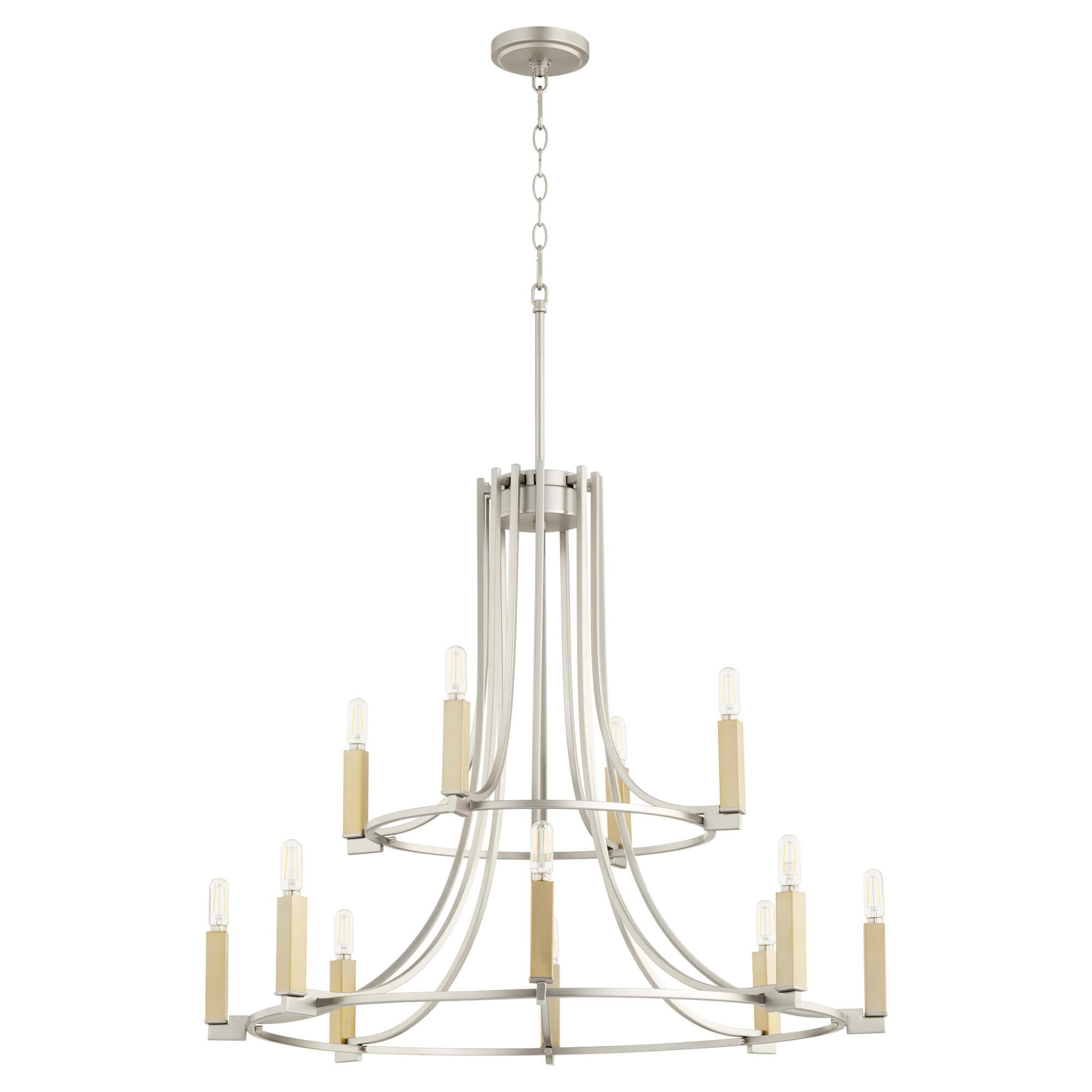 Olympus 32 Inch 12 Light Chandelier by Quorum International