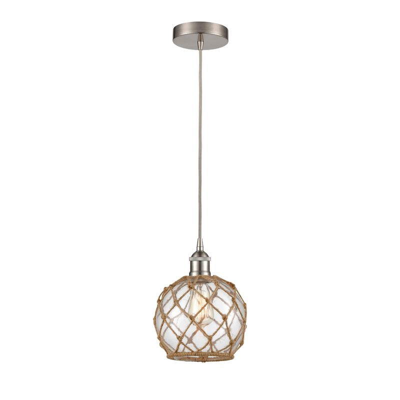 Bruno Marashlian Farmhouse Rope 8 Inch Mini Pendant by Innovations Lighting