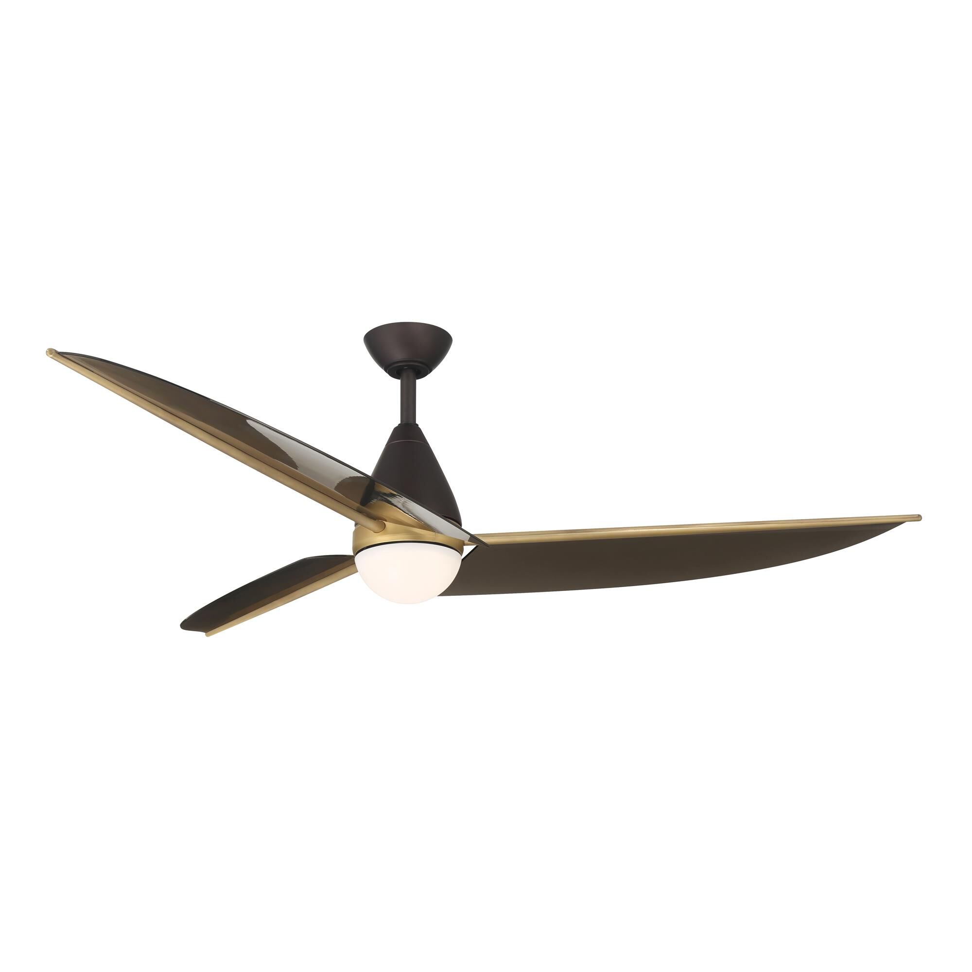 Shown in Dark Bronze finish and White shade