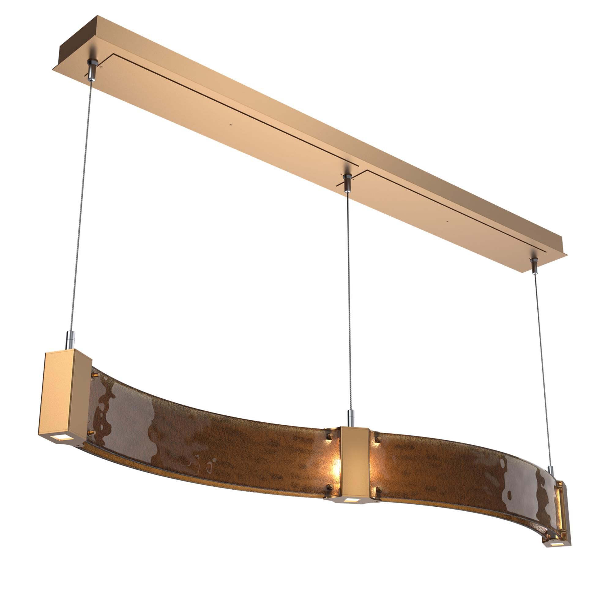 Parallel 48 Inch 7 Light LED Linear Suspension Light by Hammerton Studio