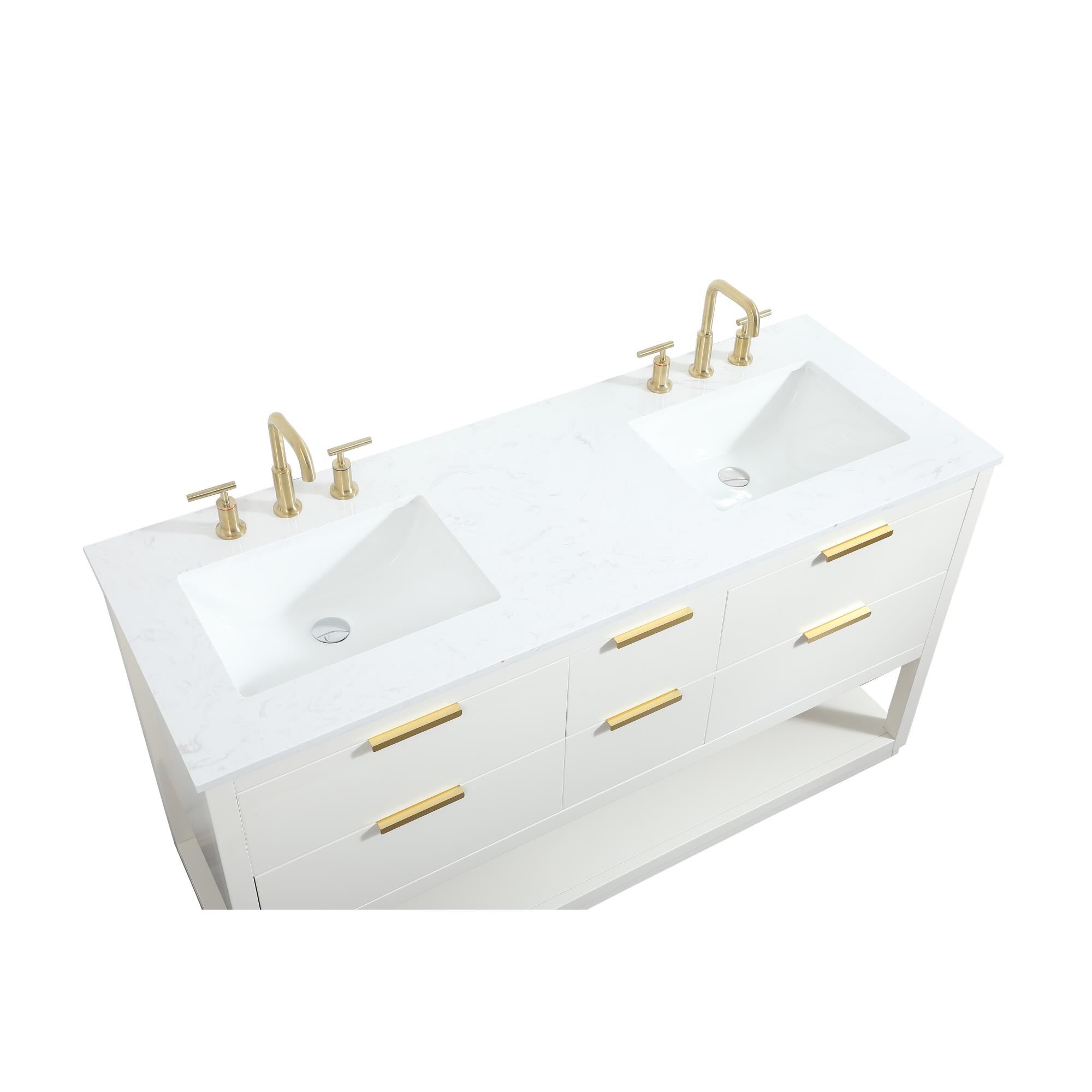 Larkin 60 Inch Bath Vanity by Elegant Decor
