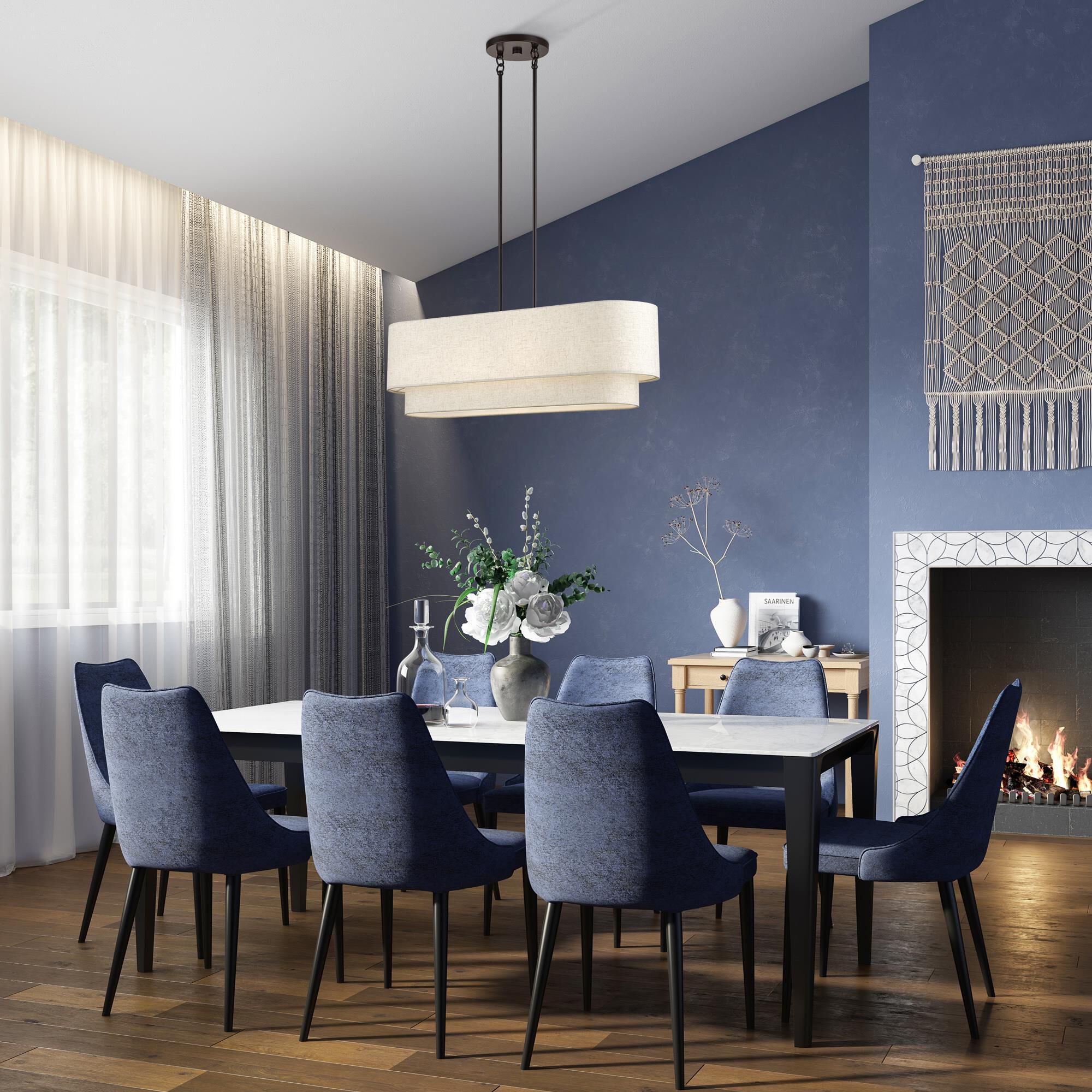 Manorwood 36 Inch Linear Suspension Light by Livex Lighting