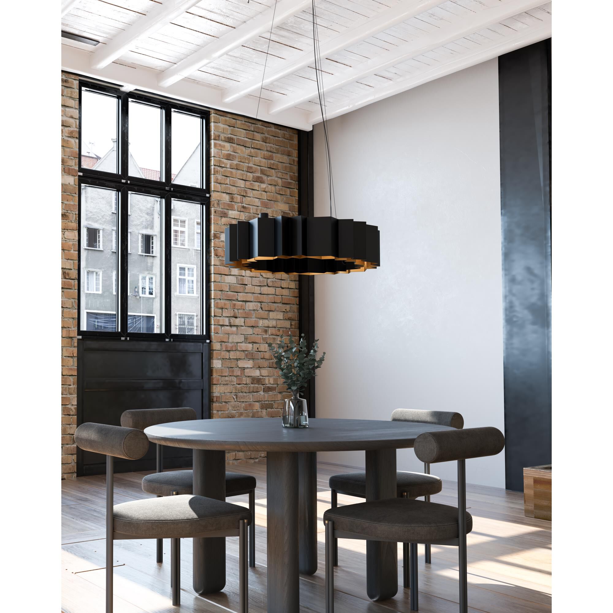 Shown in Black/Gold finish