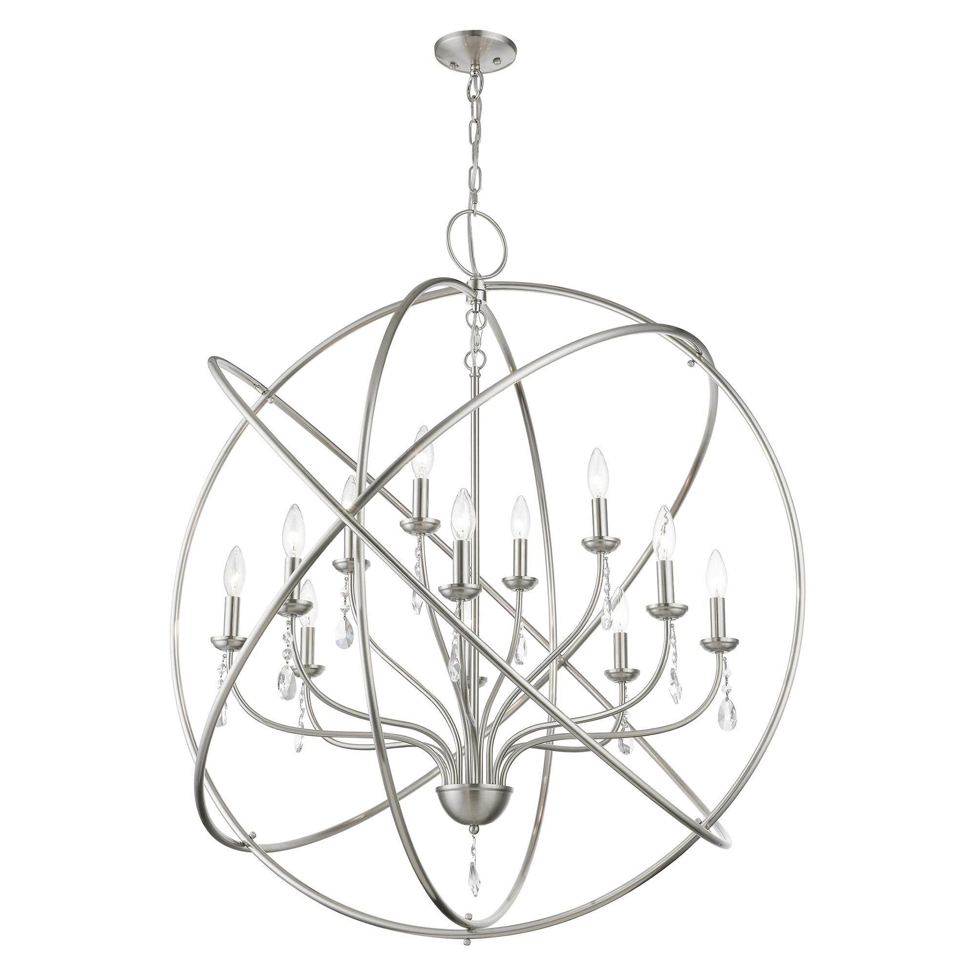 Aria 12 Inch Cage Pendant by Livex Lighting
