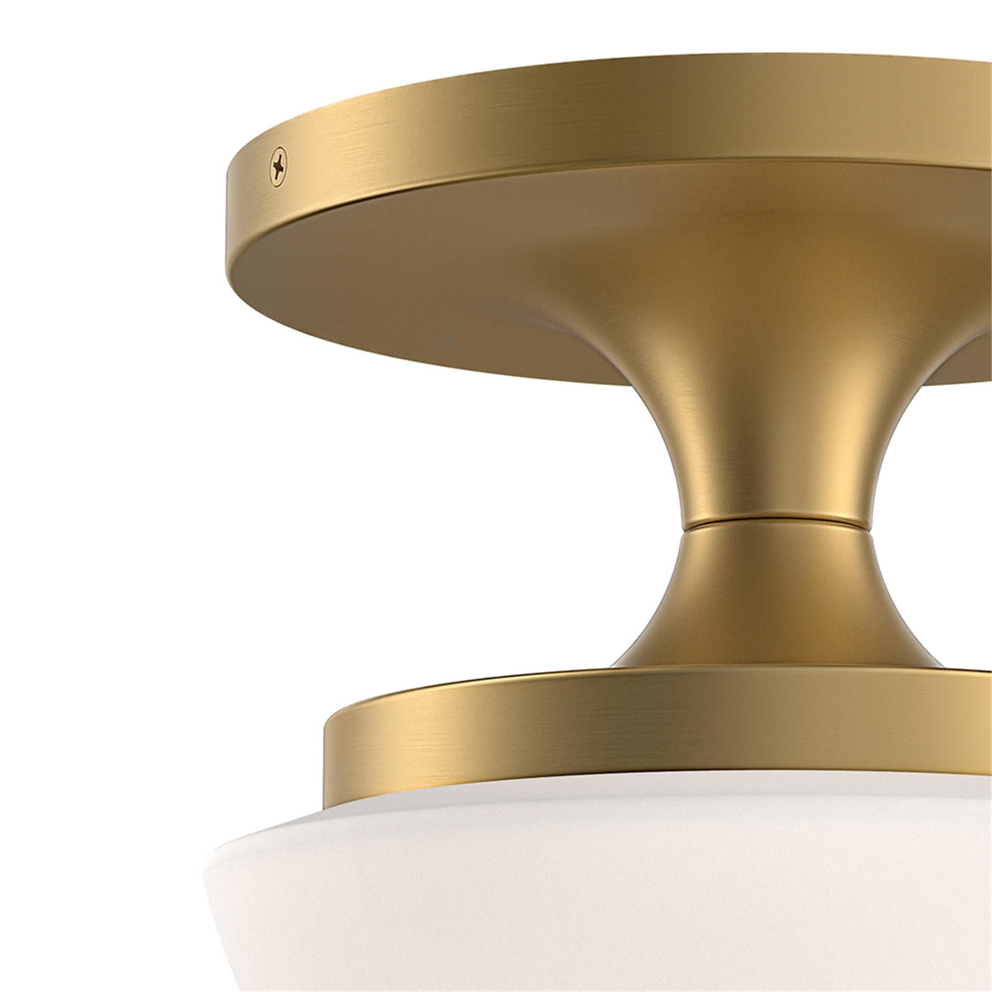 Knox 8 Inch Semi Flush Mount,