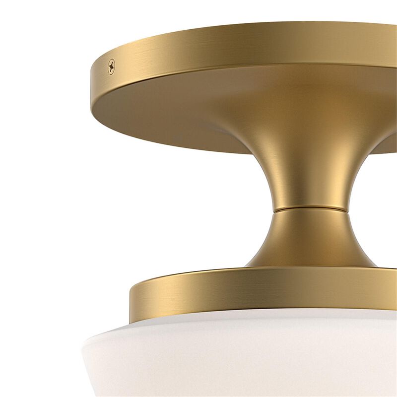 Knox 8 Inch Semi Flush Mount by Hinkley