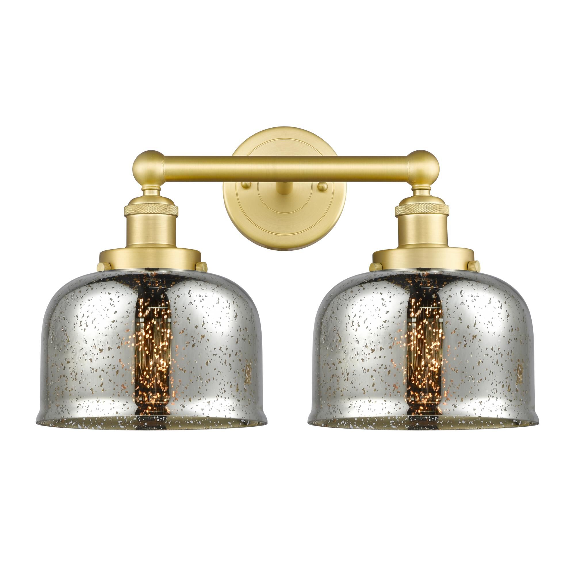 Shown in Satin Gold finish and Silver Plated Mercury glass