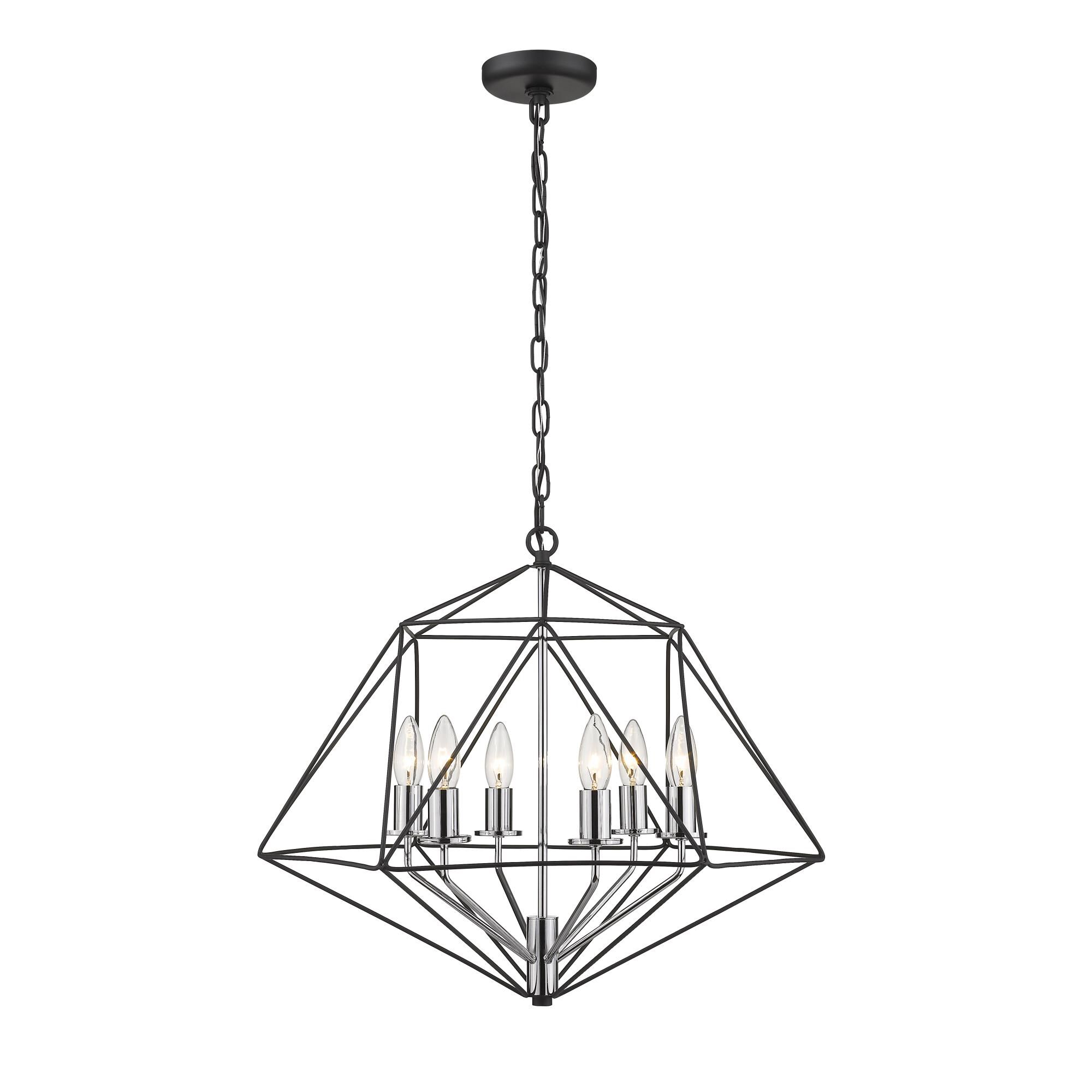 Geo 22 Inch Cage Pendant by Z-Lite