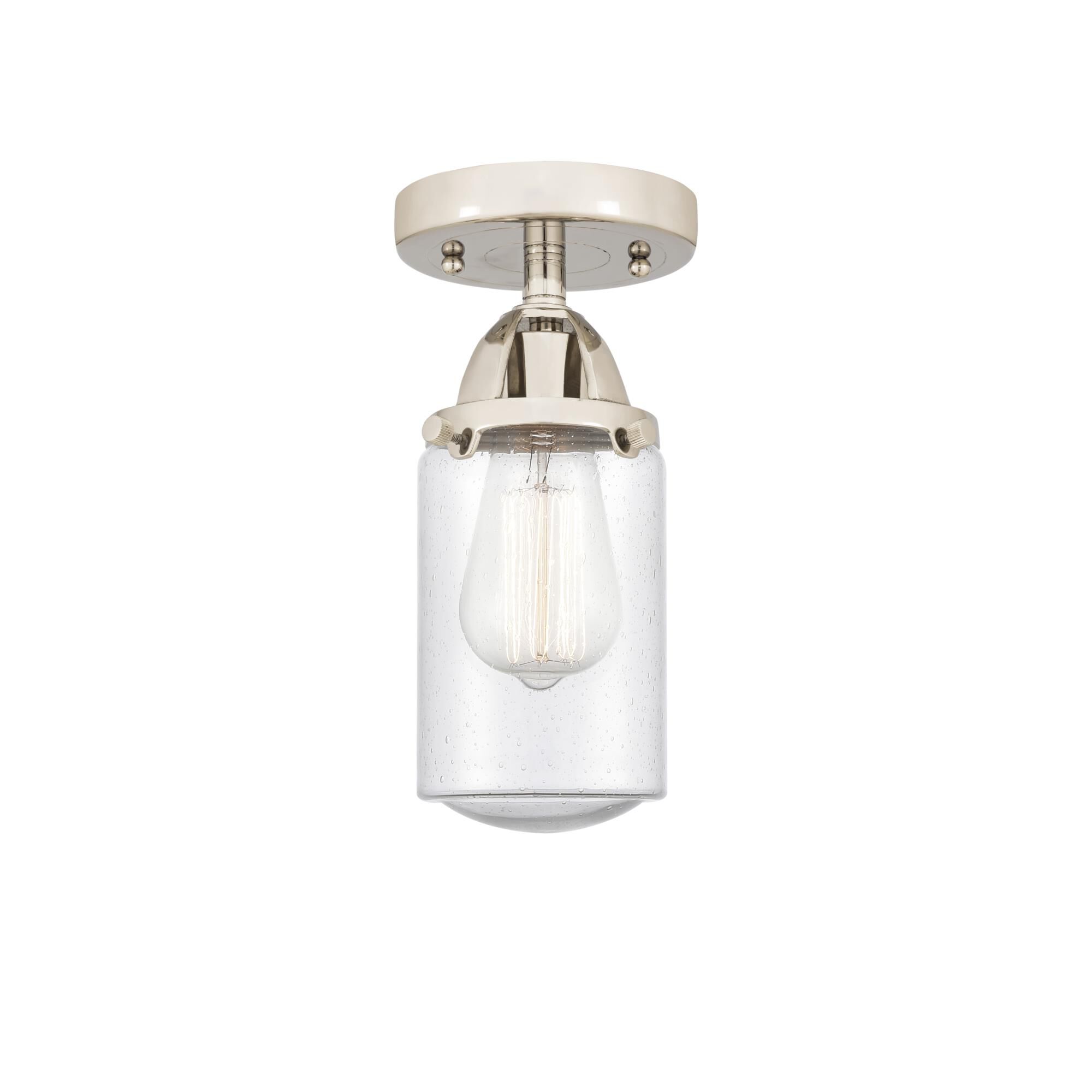 Bruno Marashlian Dover 4 Inch 1 Light Semi Flush Mount by Innovations Lighting
