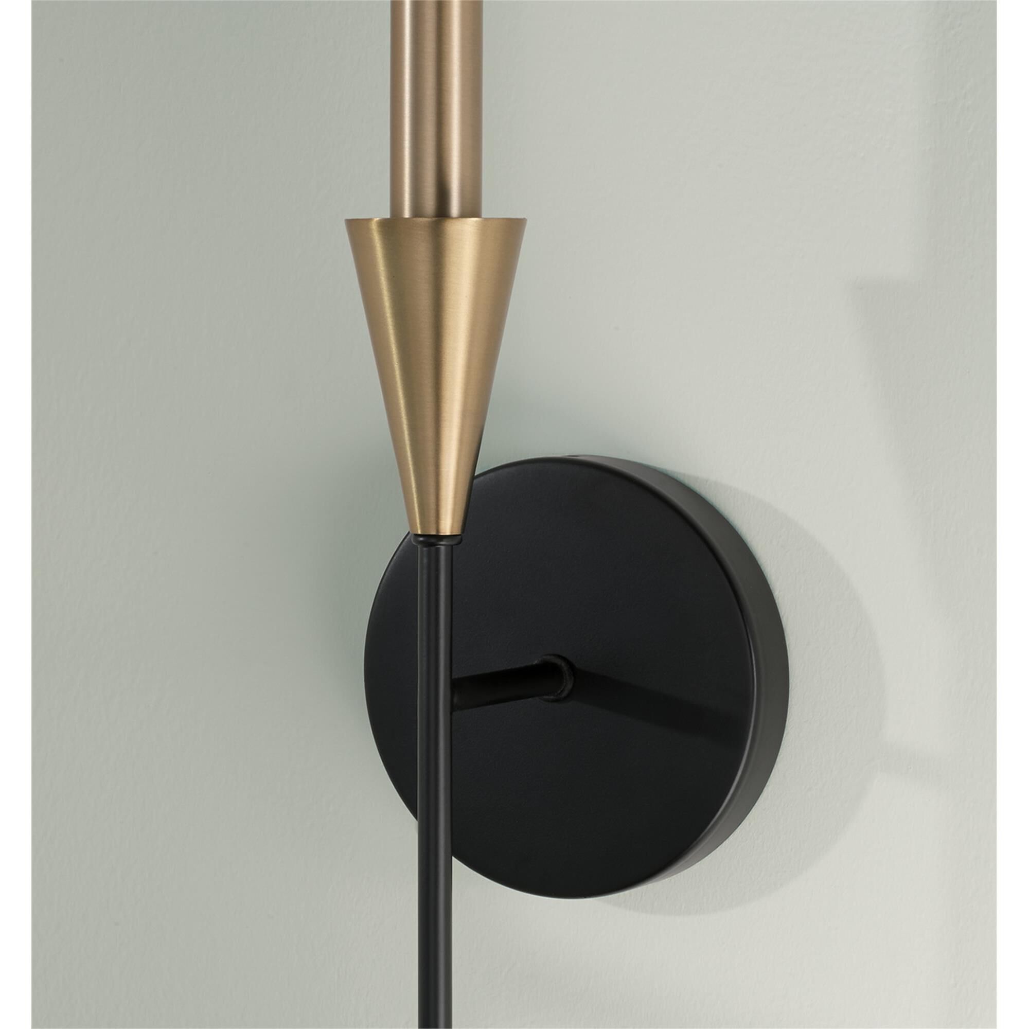 Shown in Aged Brass And Black finish