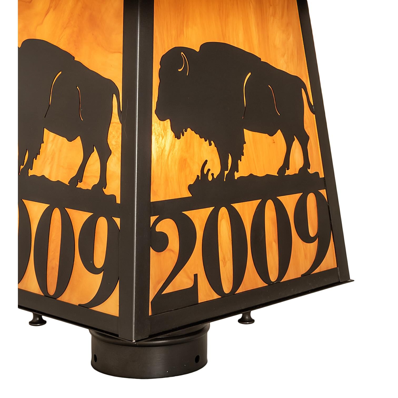 Shown in Craftsman Brown Finish finish and Amber /Acrylic glass