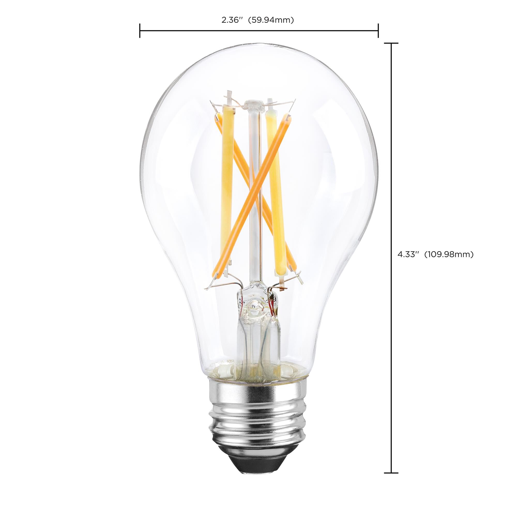 Dimmable 7.5 Watt 2200-5000K A19 LED Light Bulb,