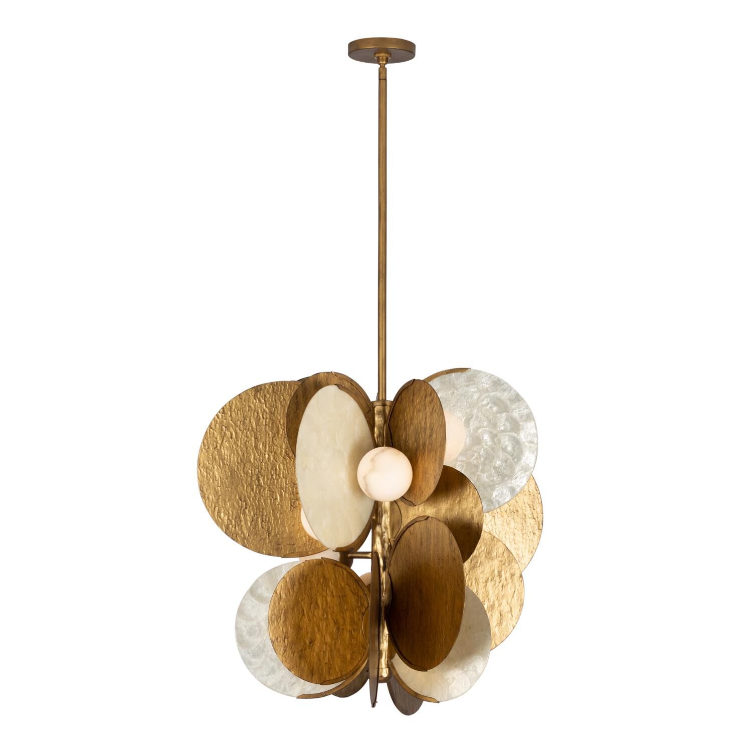 Cirque 27 Inch Cage Pendant by Kalco Lighting