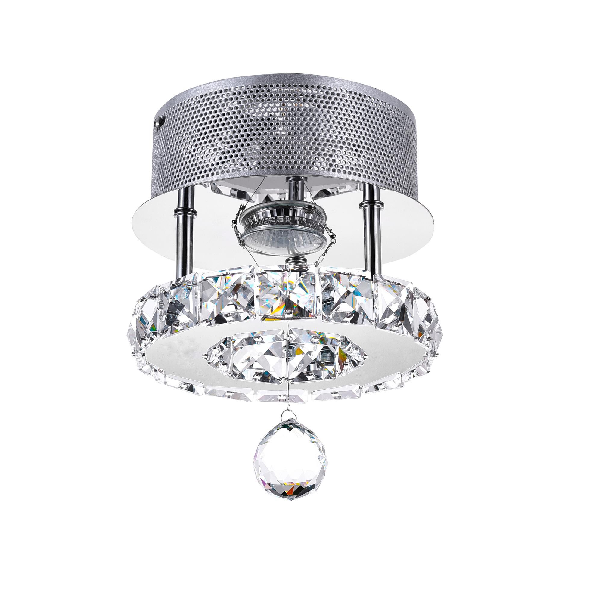 Ring 7 Inch 1 Light LED Flush Mount by CWI Lighting