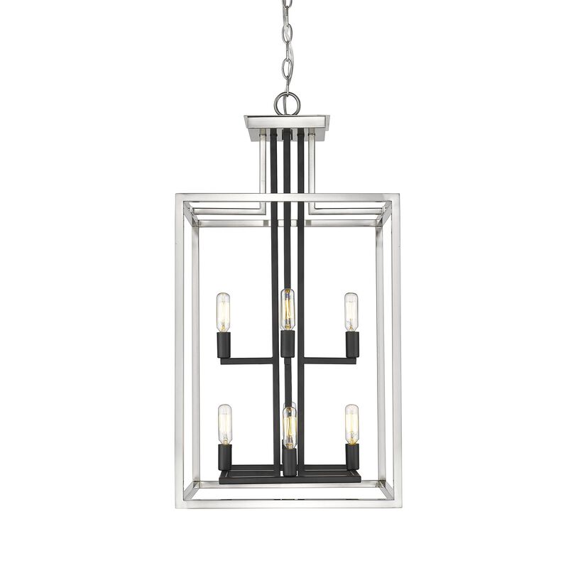 Quadra Medium Lantern Pendant by Z-Lite