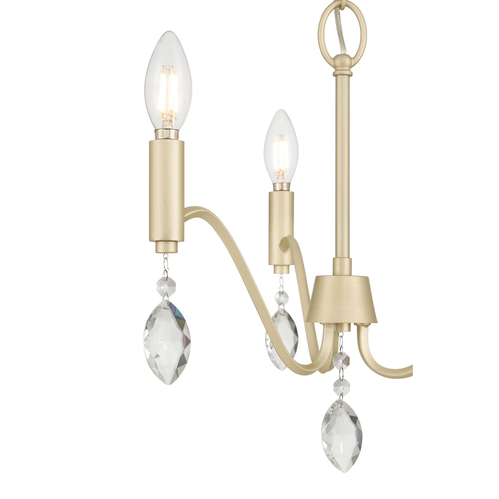 Aureline 17 Inch Mini Chandelier by Millennium Lighting
