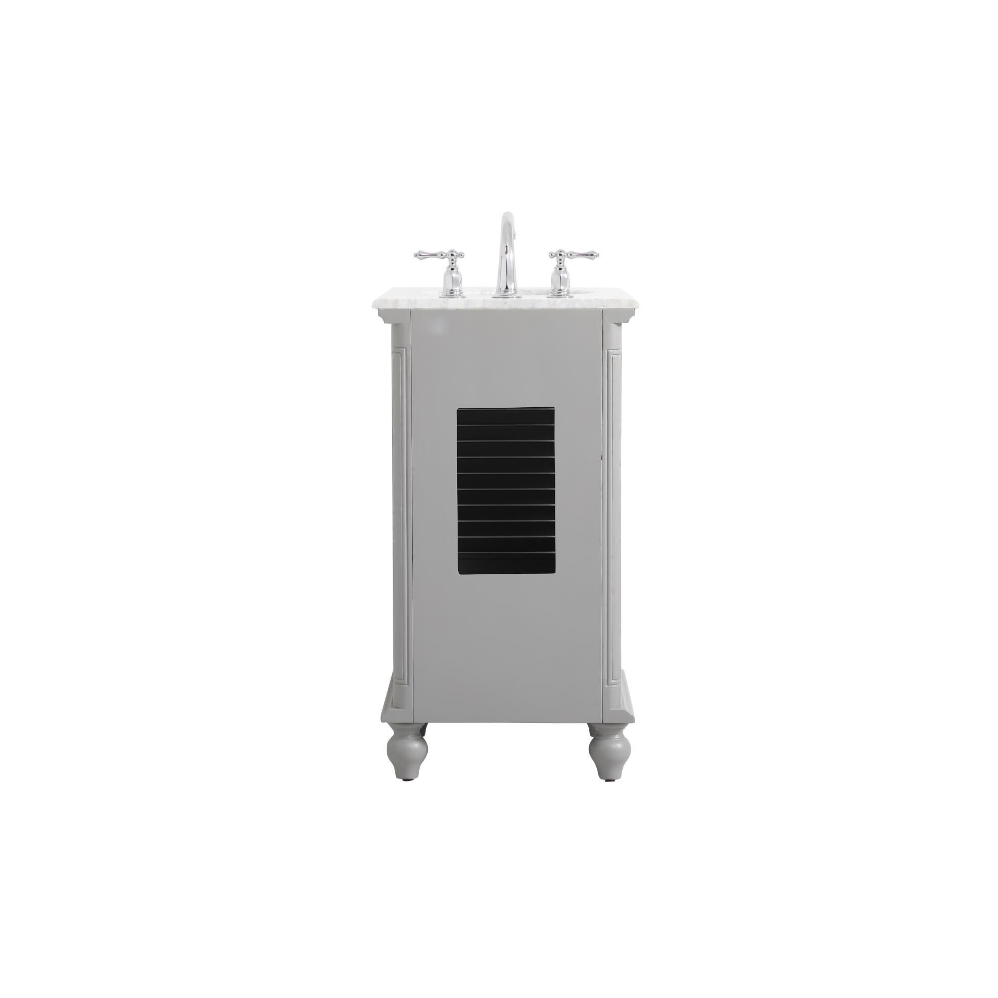 Shown in Grey finish