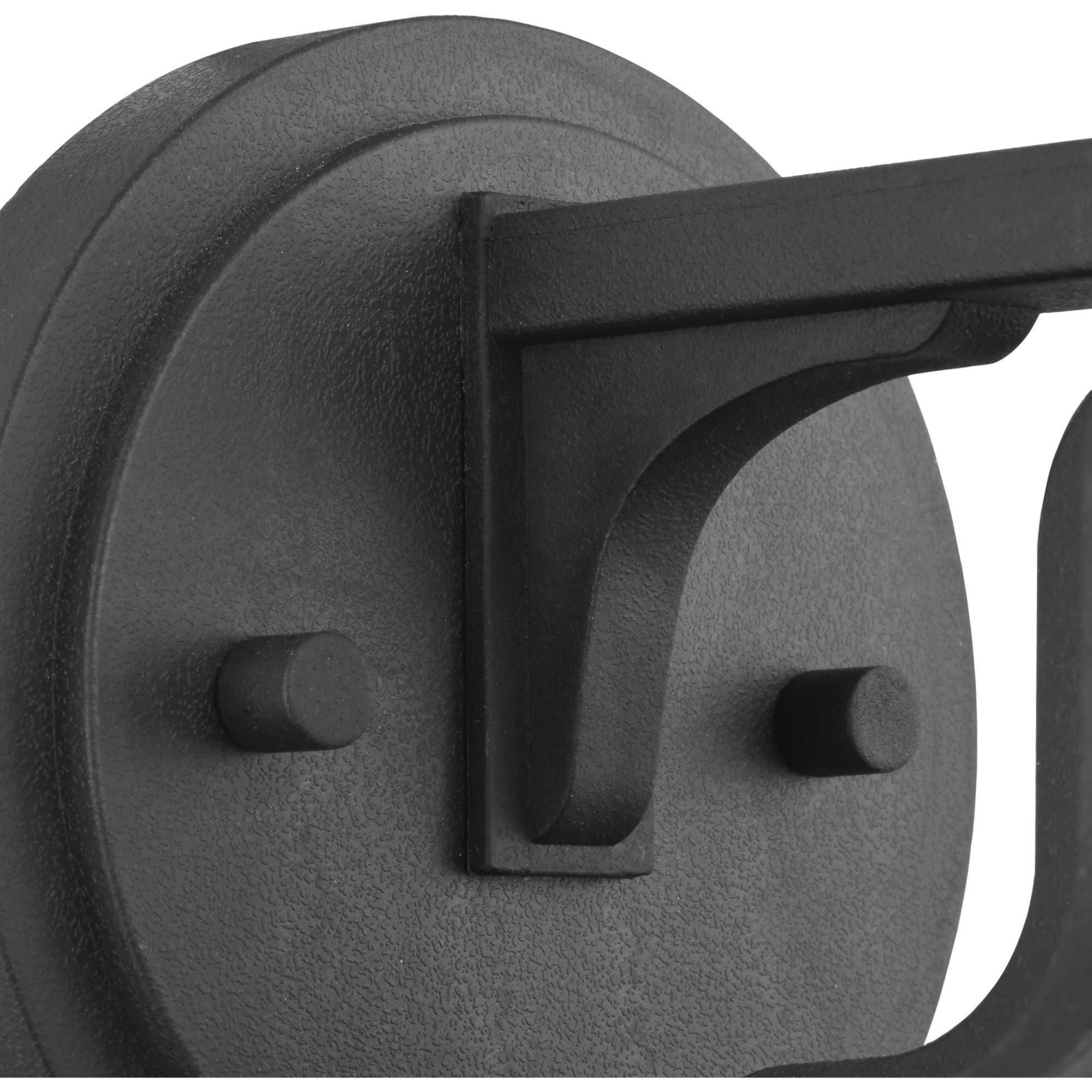 Shown in Textured Black finish and Clear glass