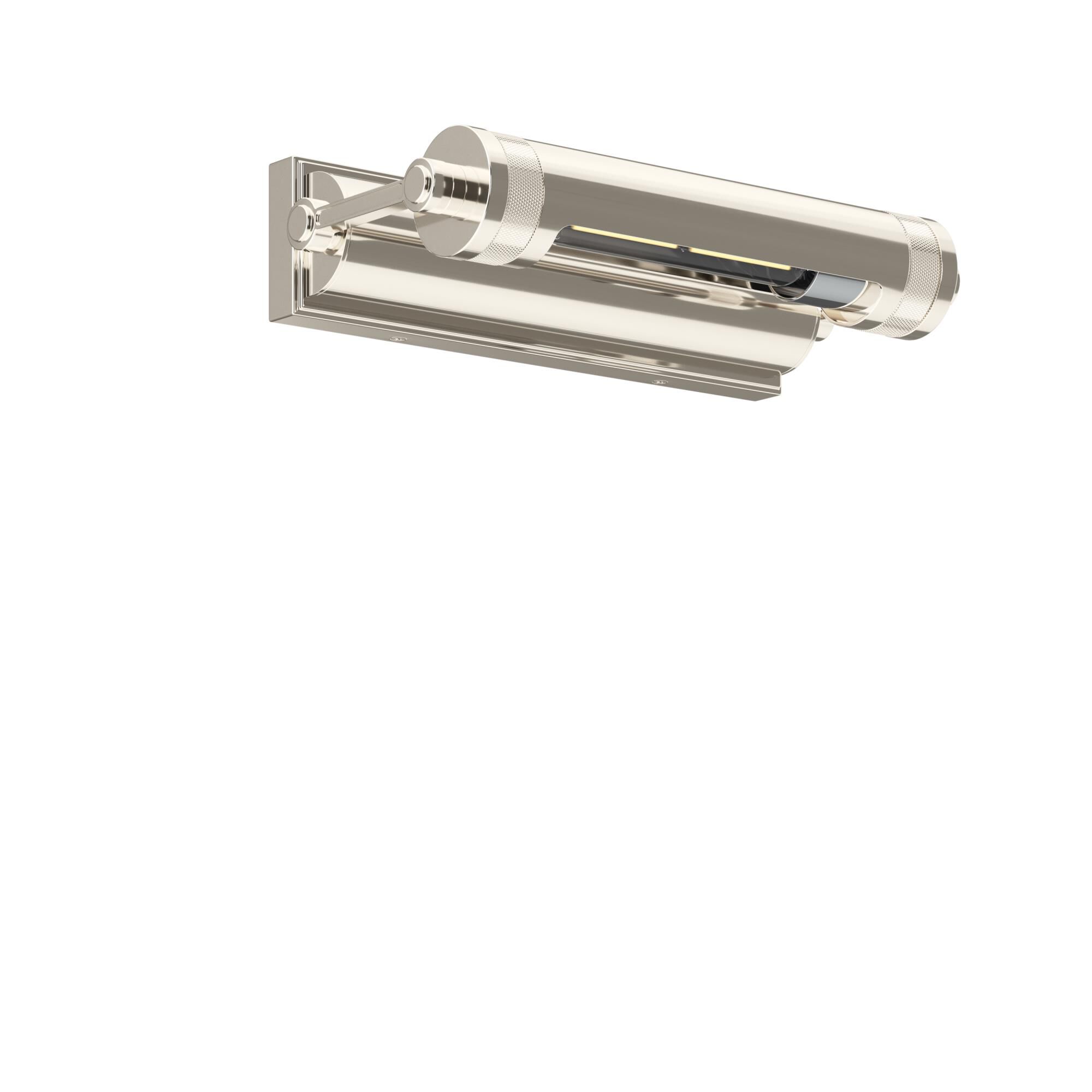 Shown in Polished Nickel finish and Metal shade