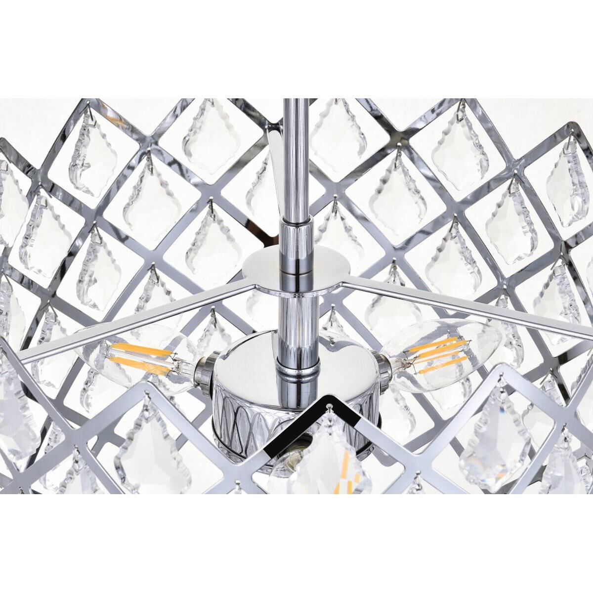 Shown in Chrome finish and Royal Cut Clear crystal