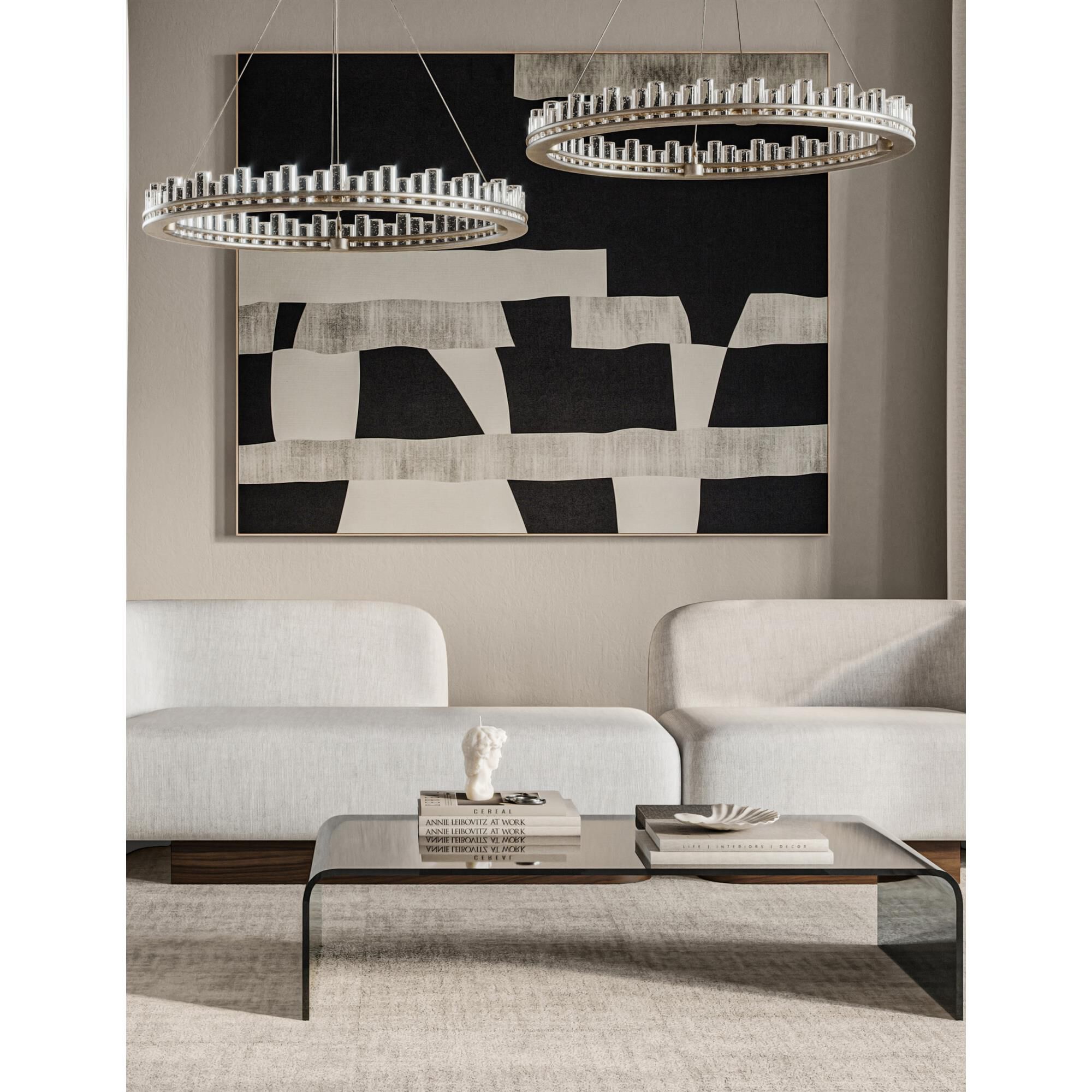 Pleiades 36 Inch Chandelier by Currey and Company