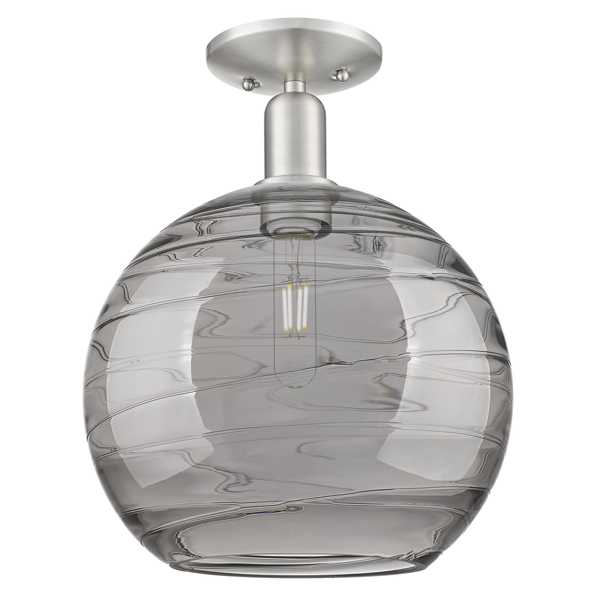 Bruno Marashlian Athens Deco Swirl 12 Inch Semi Flush Mount by Innovations Lighting