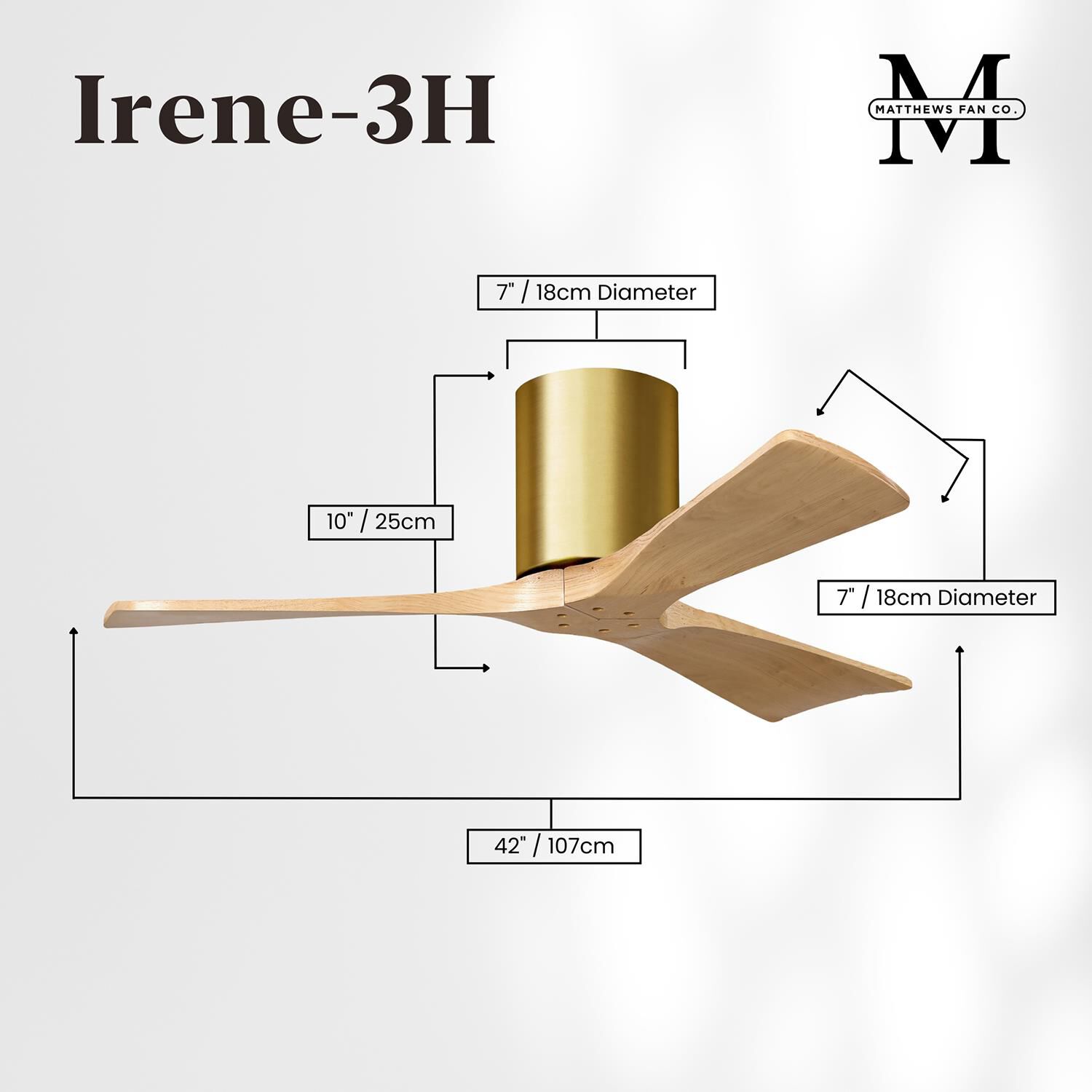 Shown in Brushed Brass finish