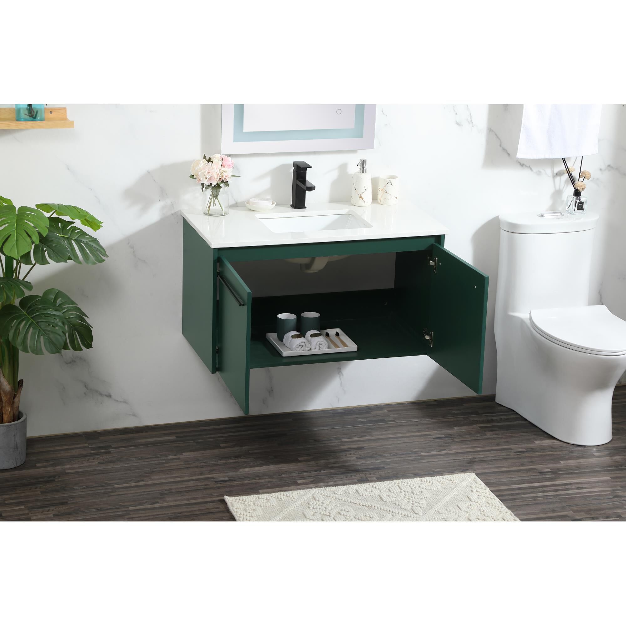 Shown in Green finish