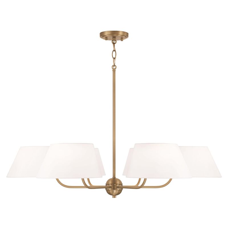 Welsley 36 Inch 6 Light Chandelier by Capital Lighting Fixture Company