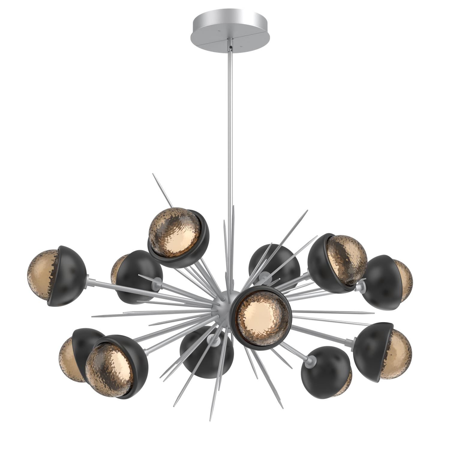 Shown in Classic Silver finish and Bronze glass and Matte Black accent