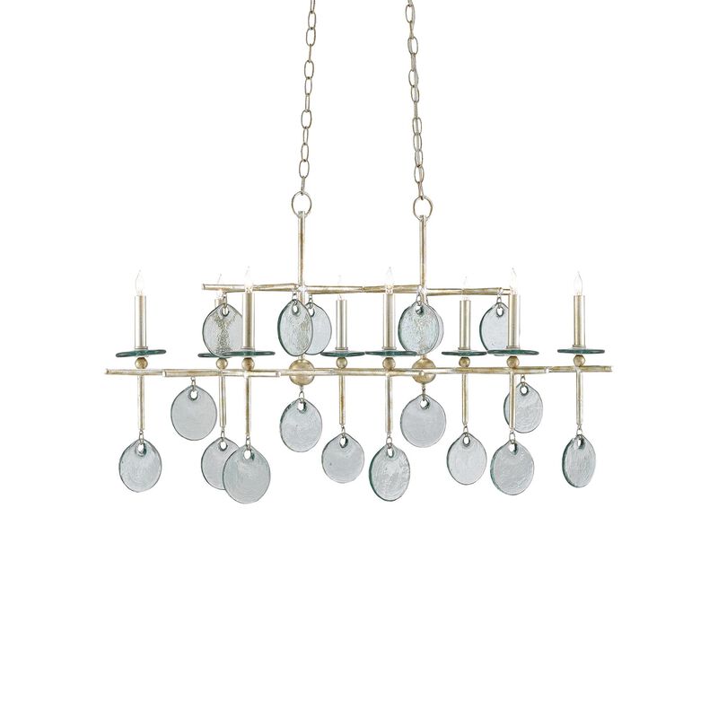 Sethos 42 Inch 8 Light Linear Suspension Light by Currey and Company